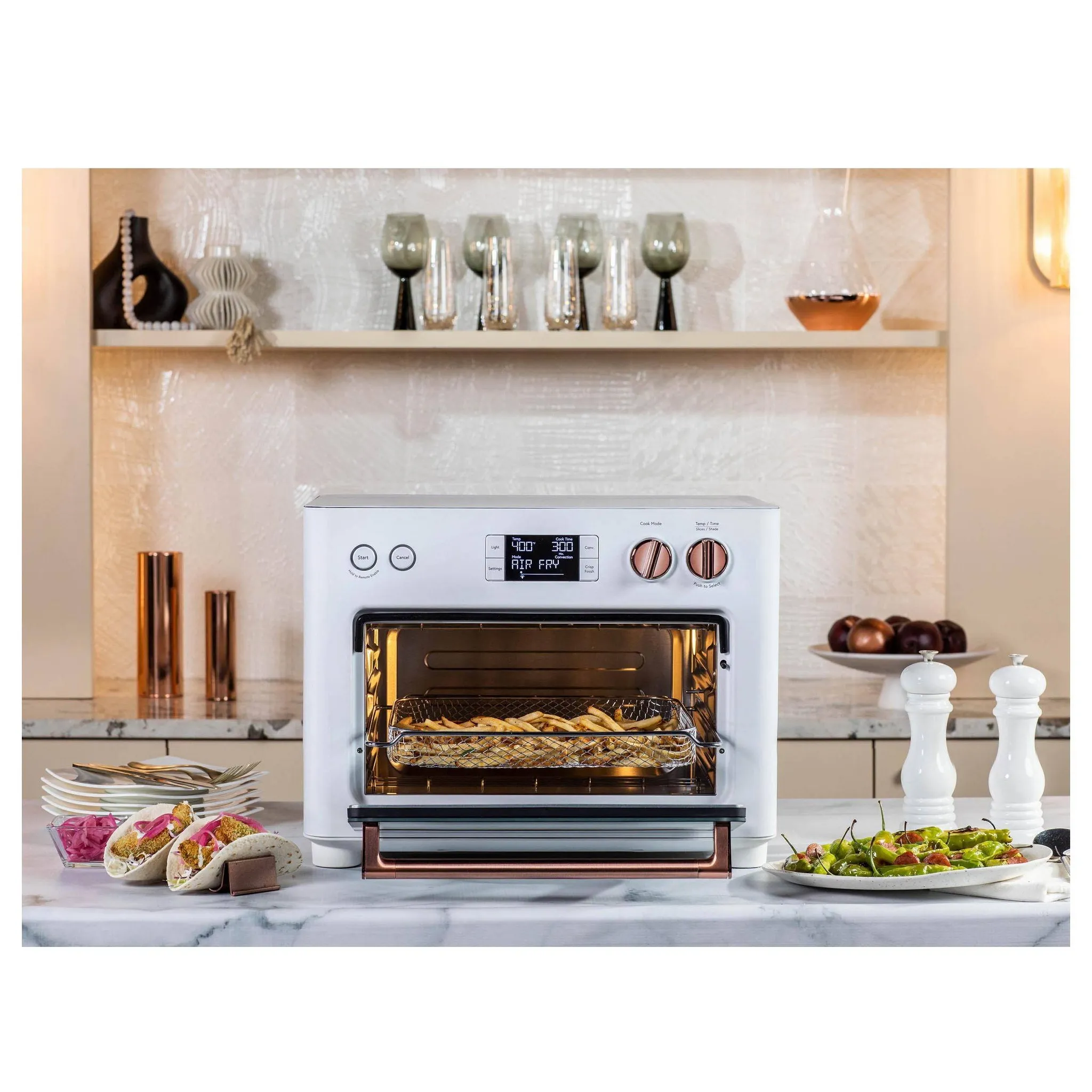 Toaster Oven with Air Fryer - Matte White - Image 3
