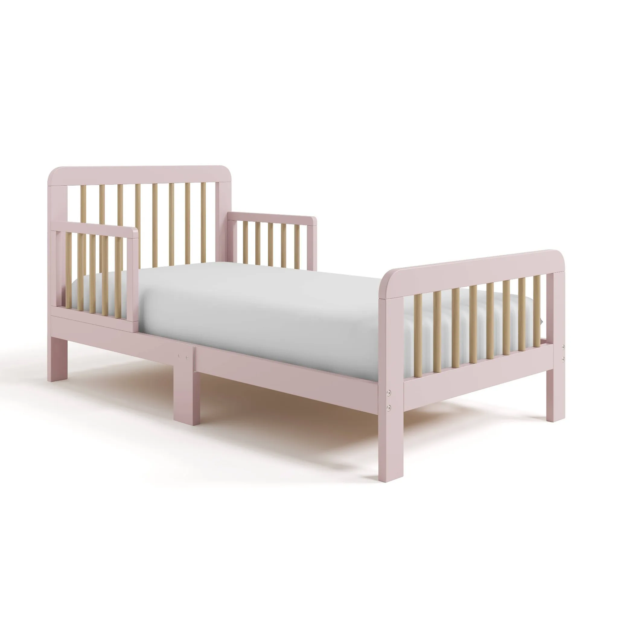 Toddler Bed - Blush/Driftwood - Image 3