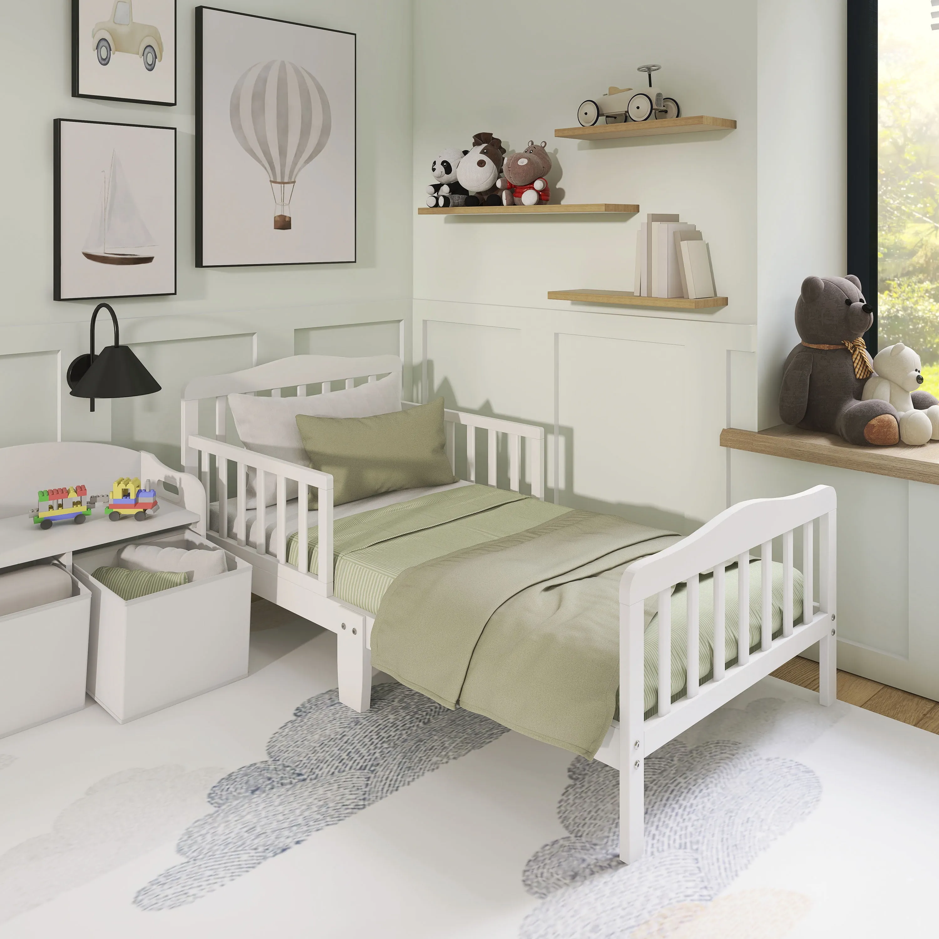 Toddler Bed - White - Image 5
