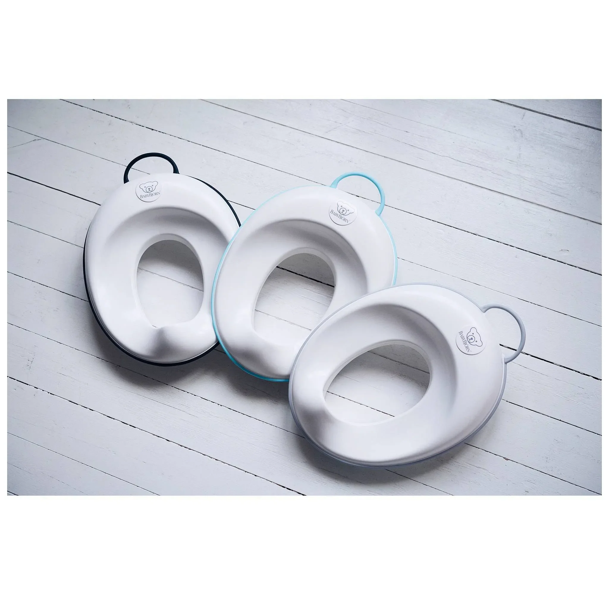 Toilet Training Seat - White and Gray - Image 6