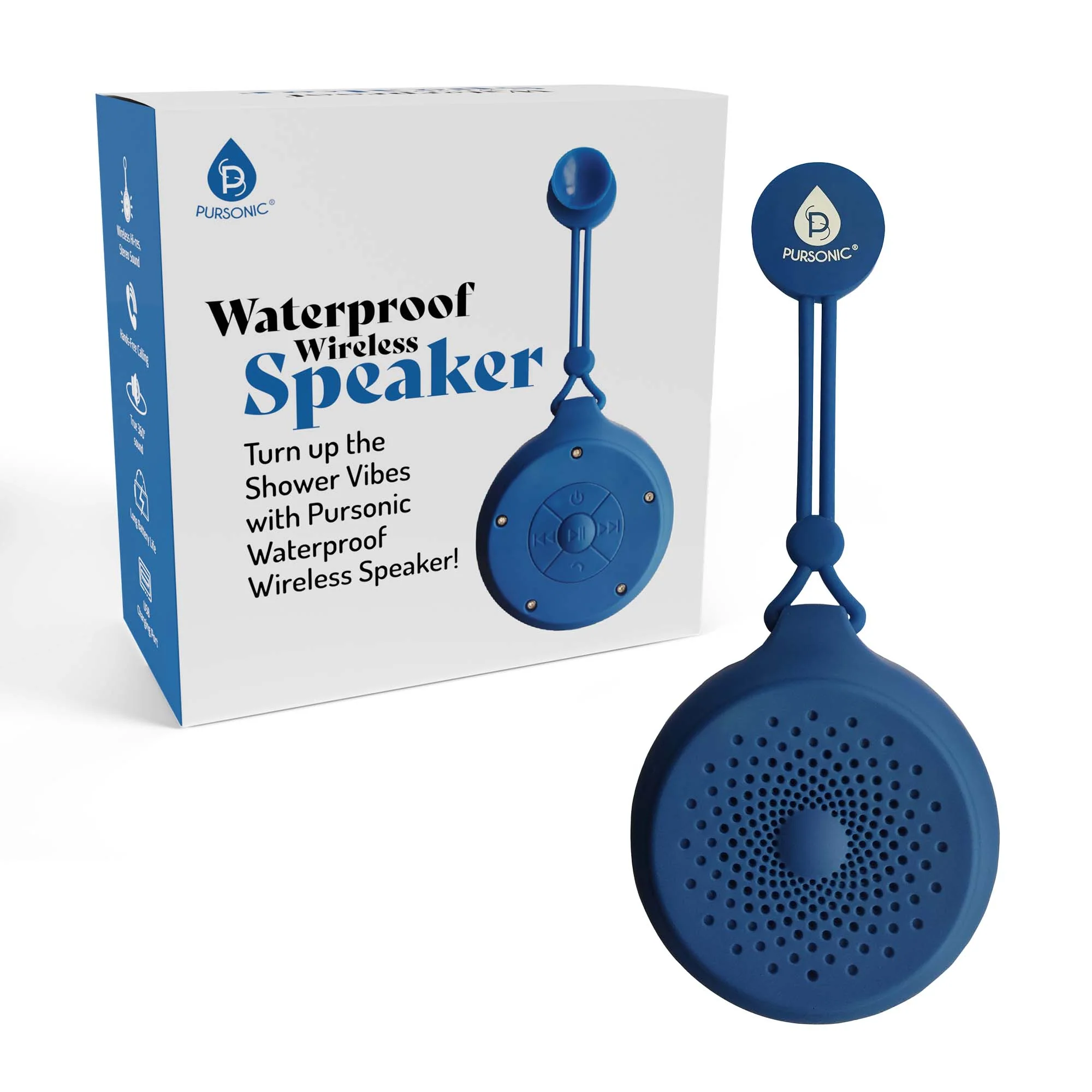Total Audio Freedom Collection – Wireless Earbuds + Extended-Play 360° Speaker + Waterproof Suction Speaker - Image 5
