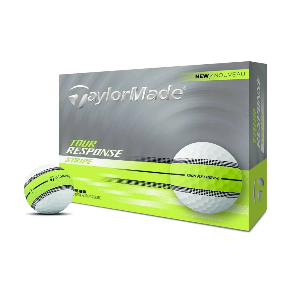 Tour Response Stripe Golf Balls - Yellow - Image 5