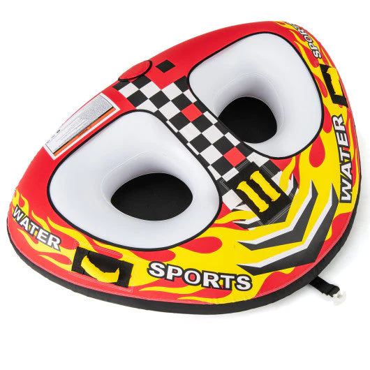 Towable Tube With Quick Connector and Drainage for Boating - Image 3
