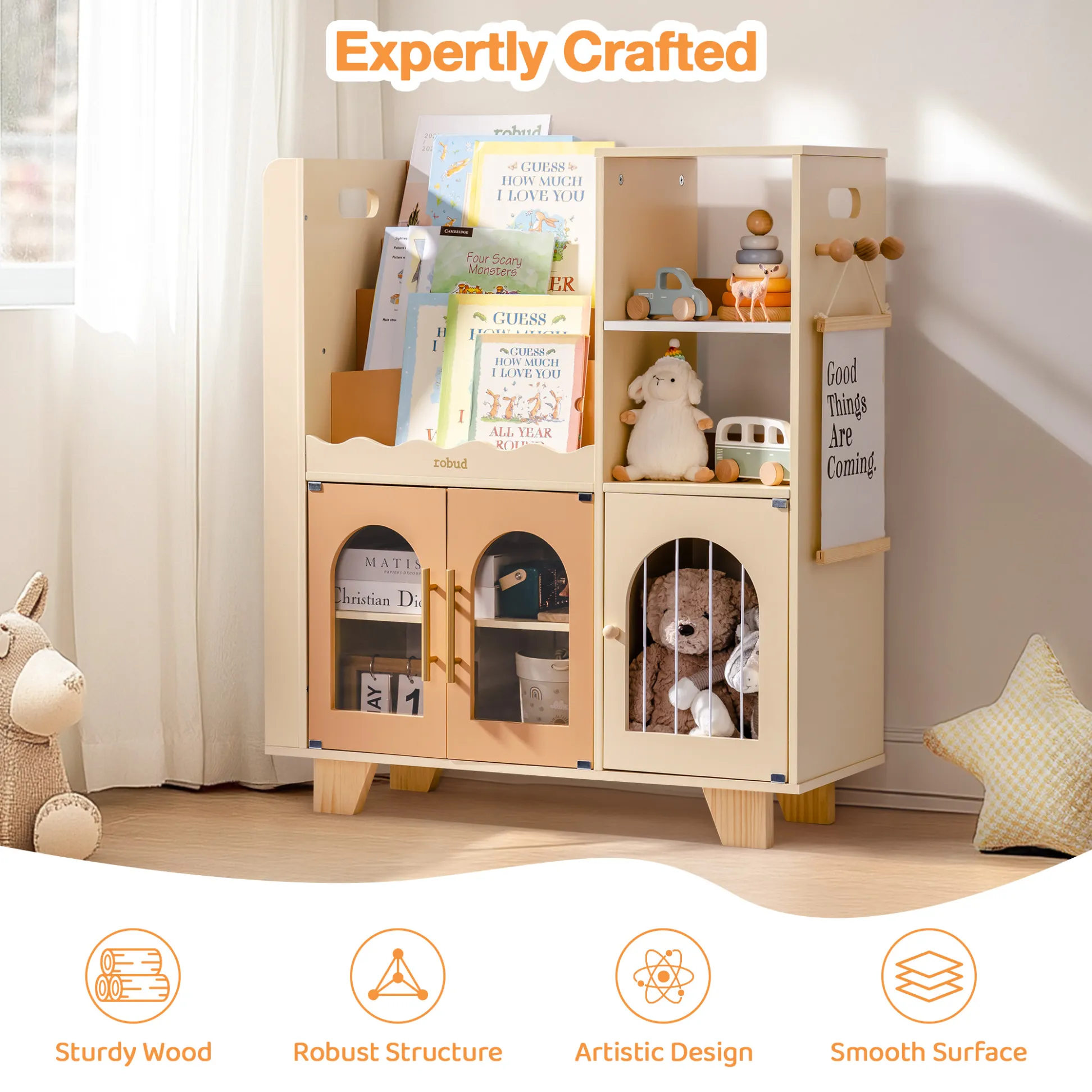 Toy Storage Organizer - Caramel - Image 7