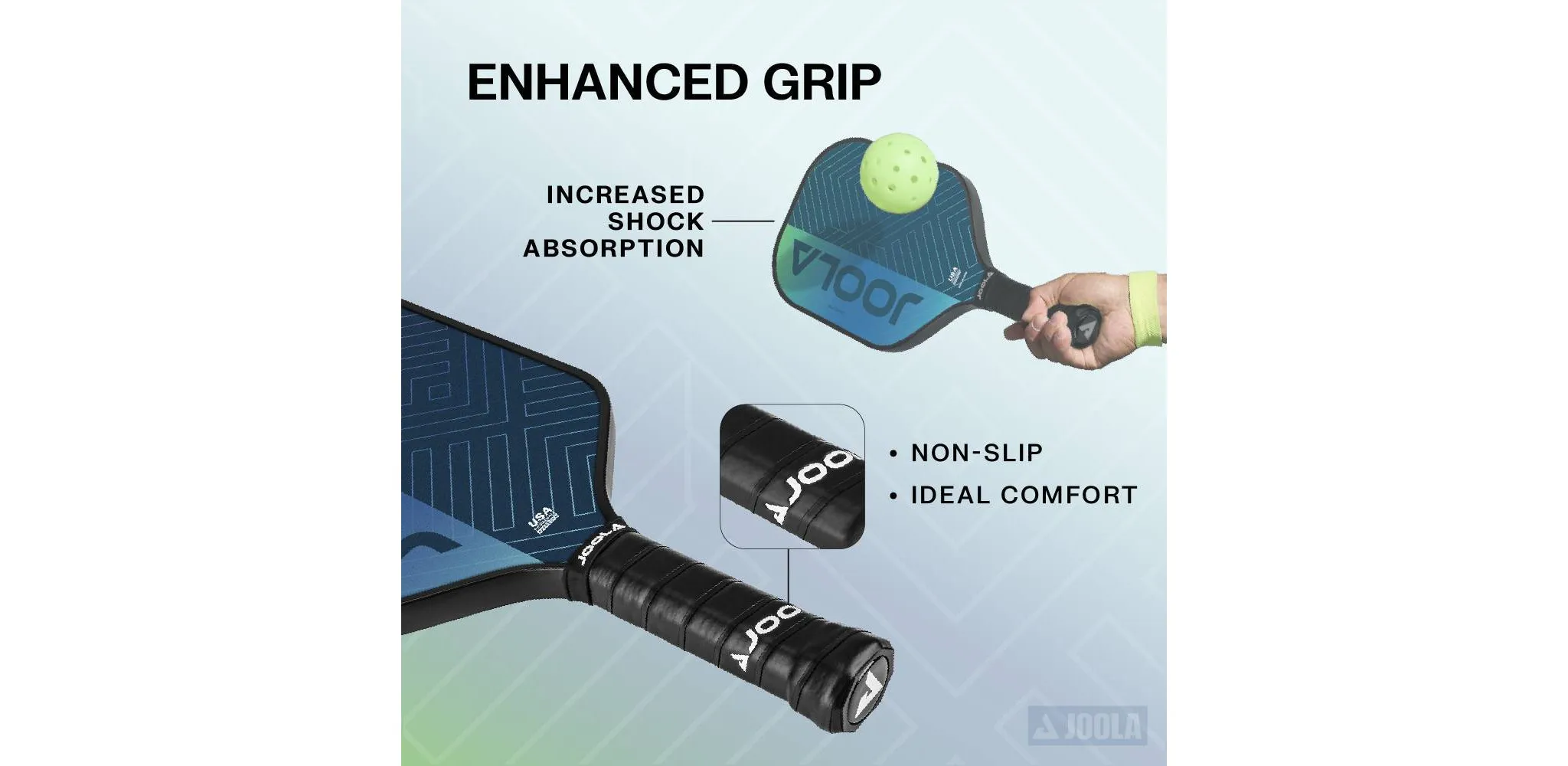 Traditional Pickleball Paddle - Green - Image 4
