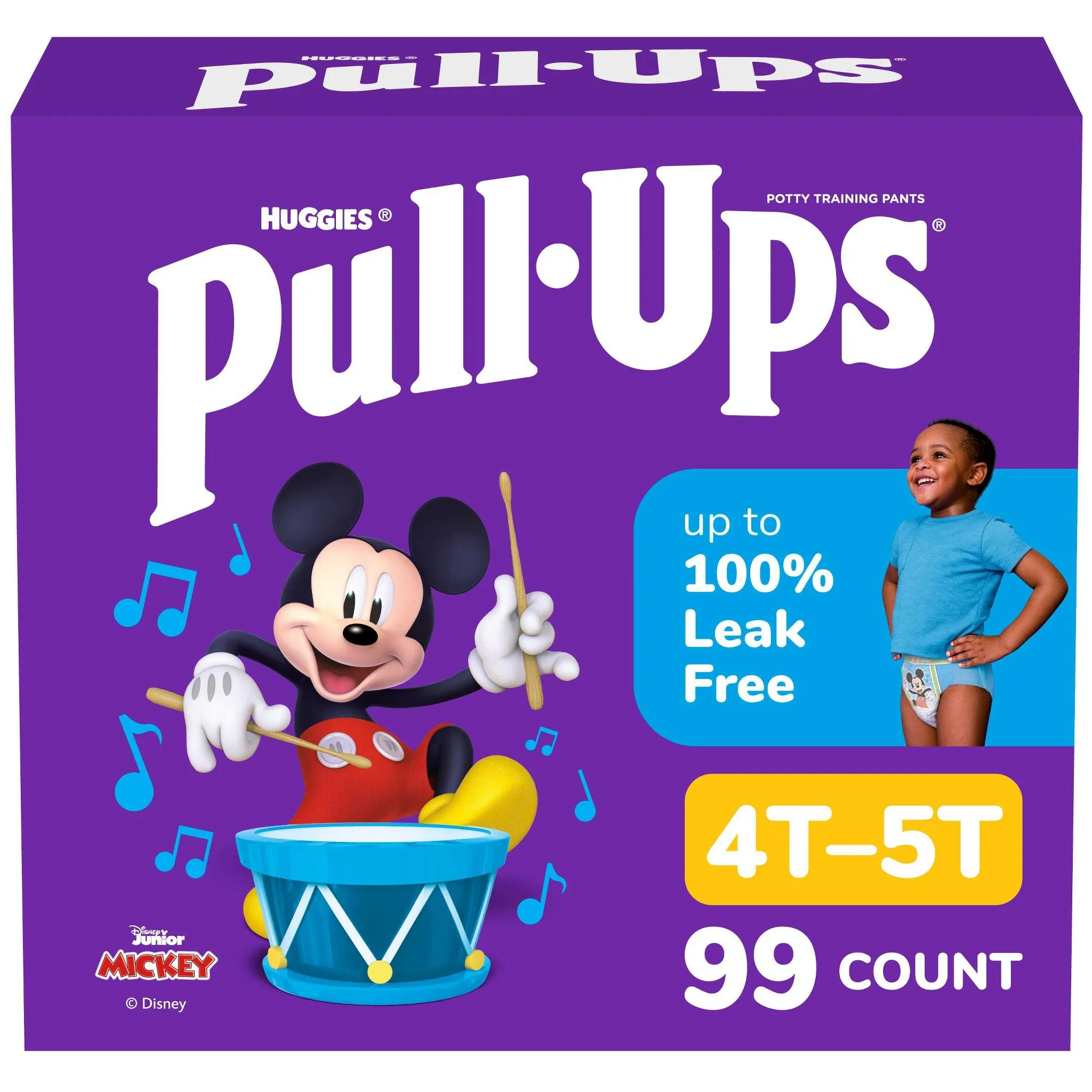 Training Pants for Boys - 4T-5T - 99ct