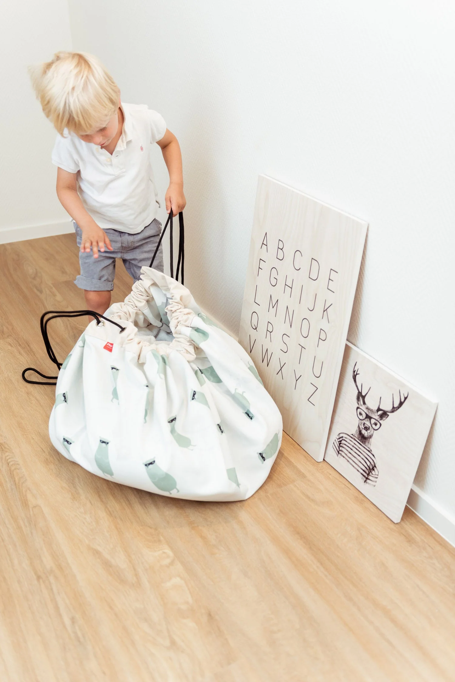 Trainmap/Bears Toy Storage Bag - Image 4