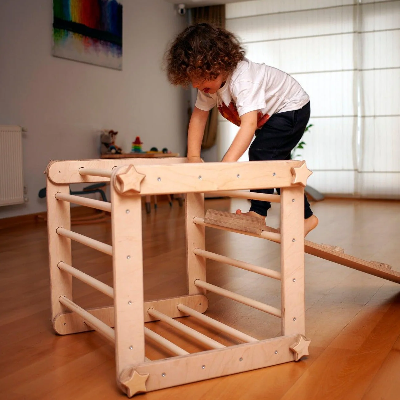 Innovative Climbing Triangle and Cube Set for Active Play - Image 9