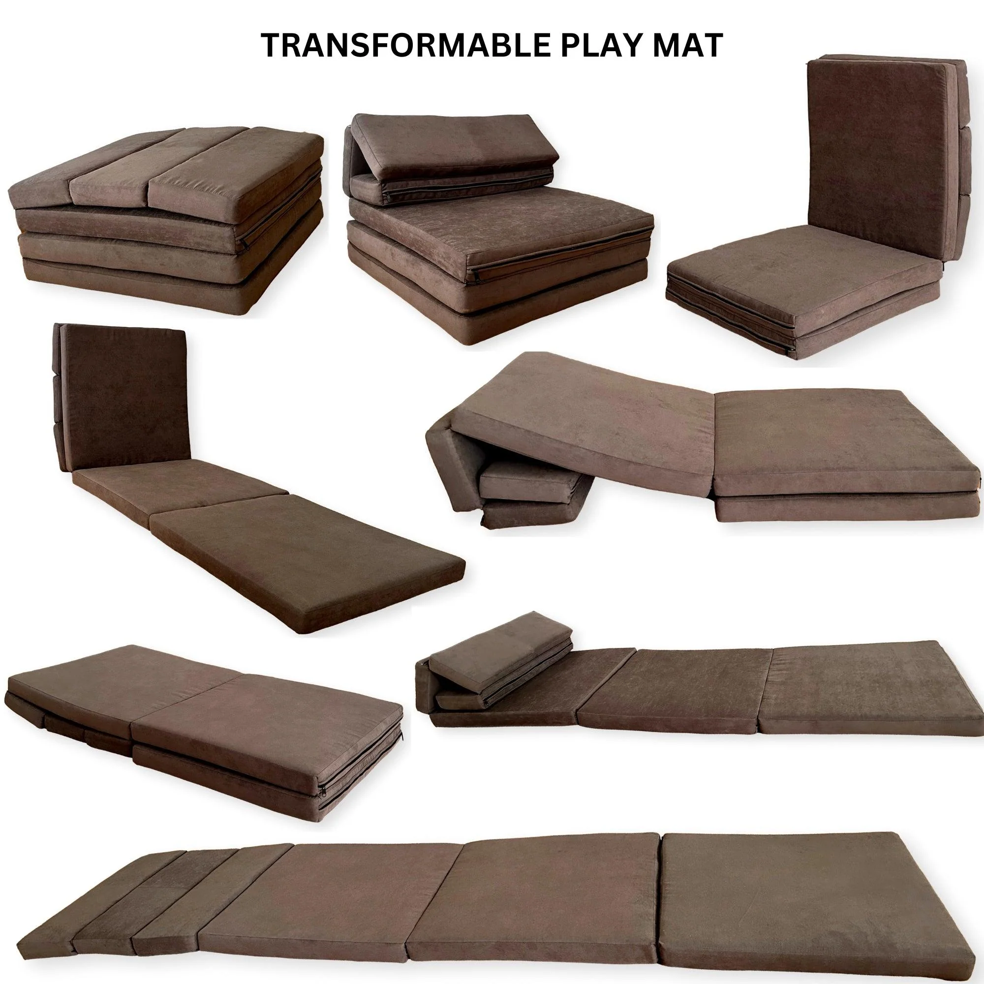 Transformable Kids Play Mat and Couch - Multipurpose Baby Play Mat and Kids Couch - Image 8