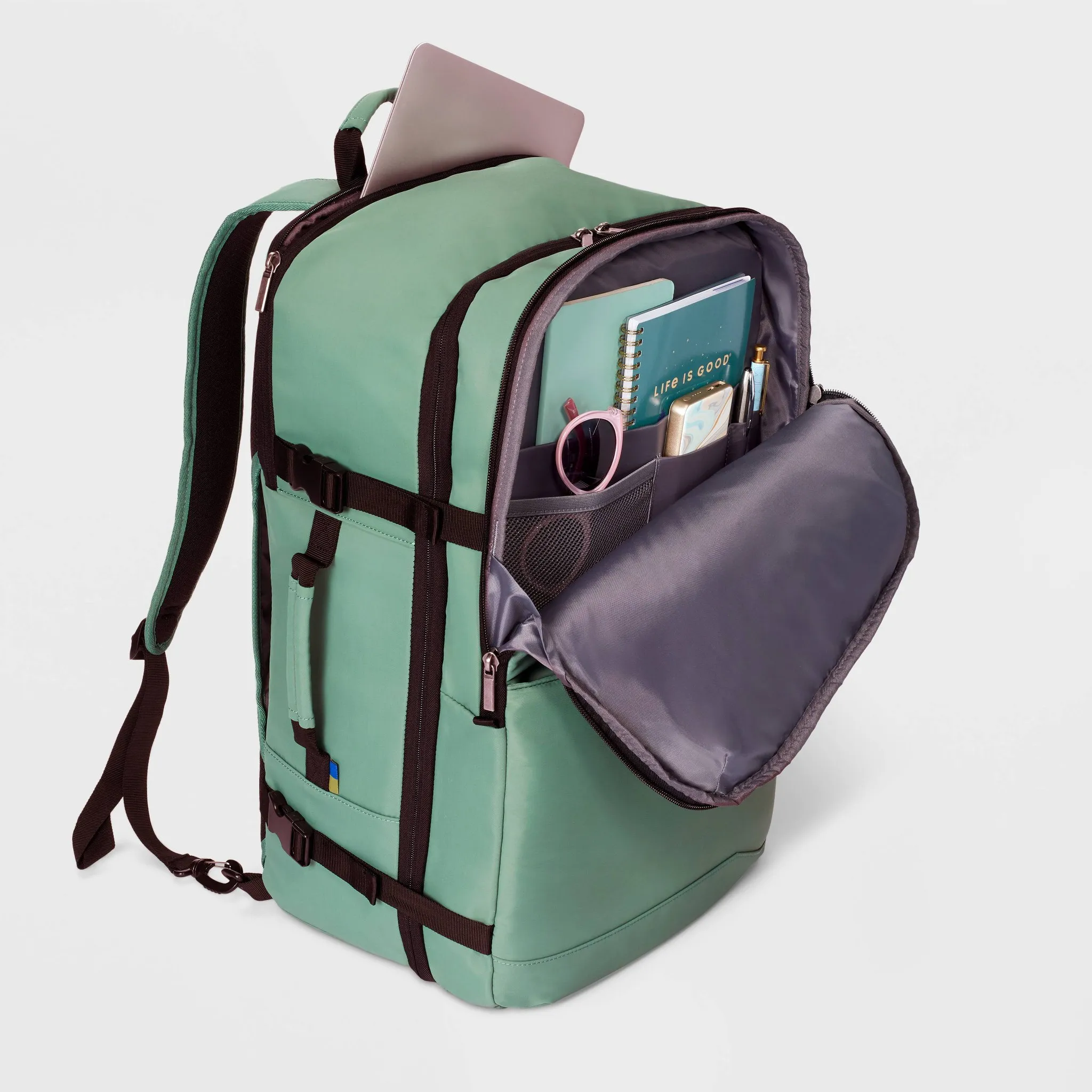 Travel Backpack - Dark Ivy - Image 4
