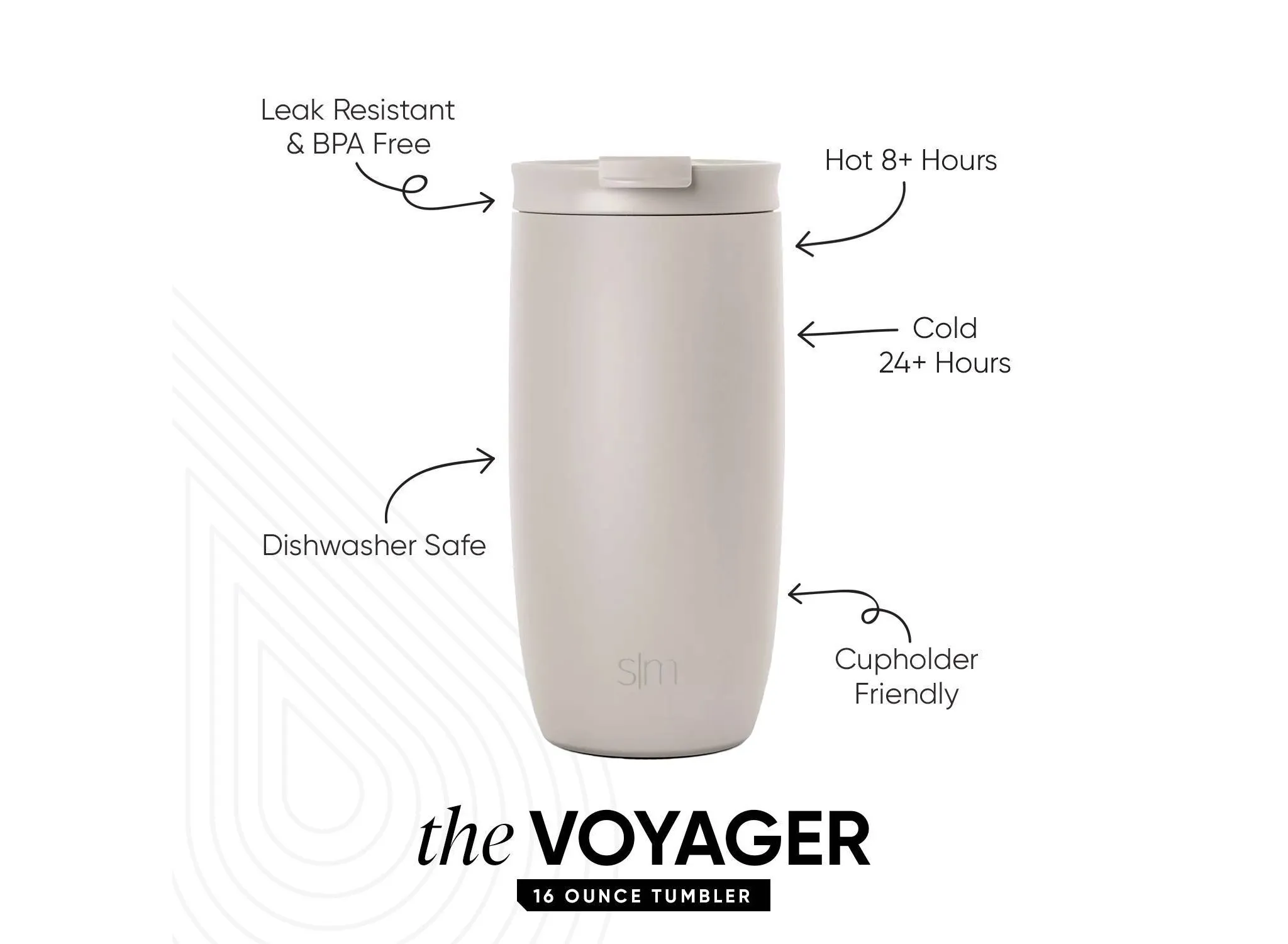 Travel Mug - Off-White - Image 4