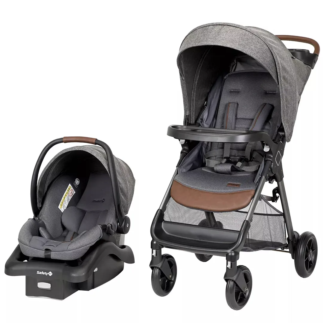 Travel System Stroller - Smoked Pecan