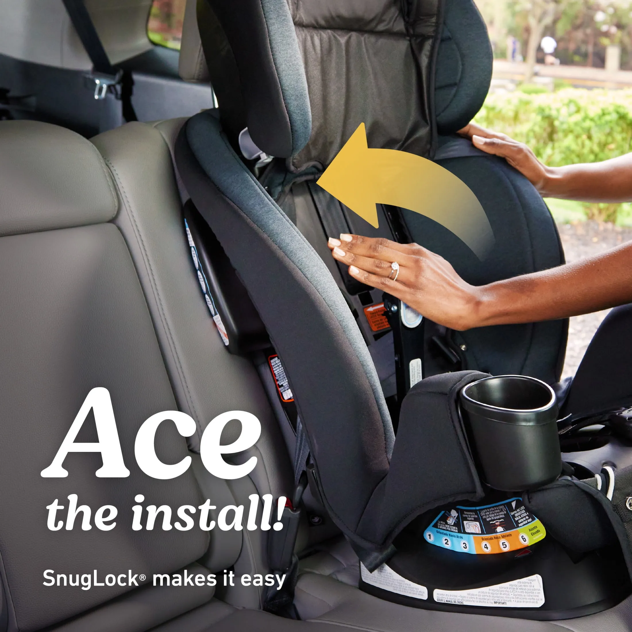 TrioGrow SnugLock 3-in-1 Convertible Car Seat - Aria - Image 2