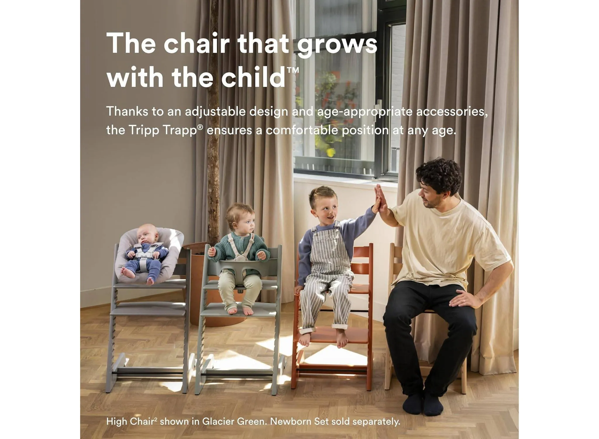 Tripp Trap High Chair V2 - Warm Brown - Image 3