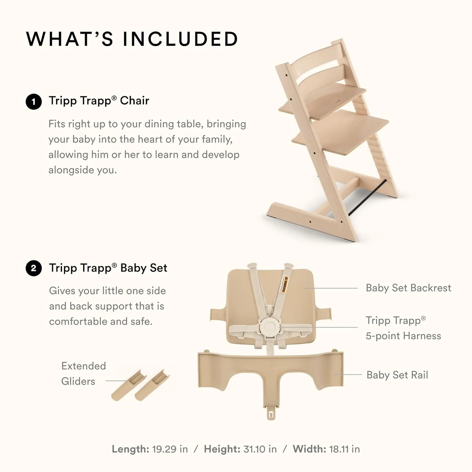 High Chair with Baby Set - Glacier Green - Image 5