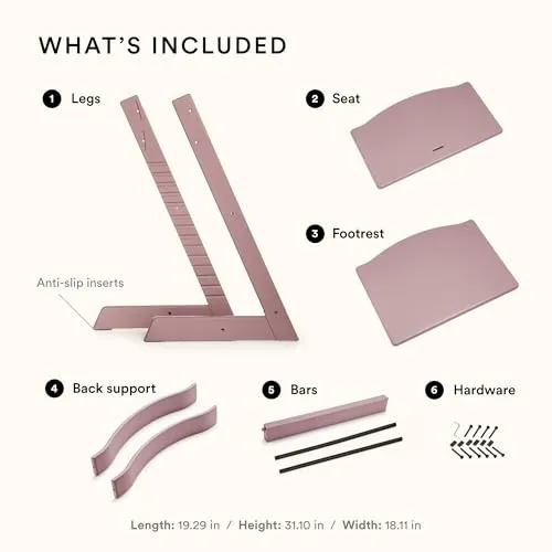Tripp Trapp Chair - Heather Mauve - Image 3