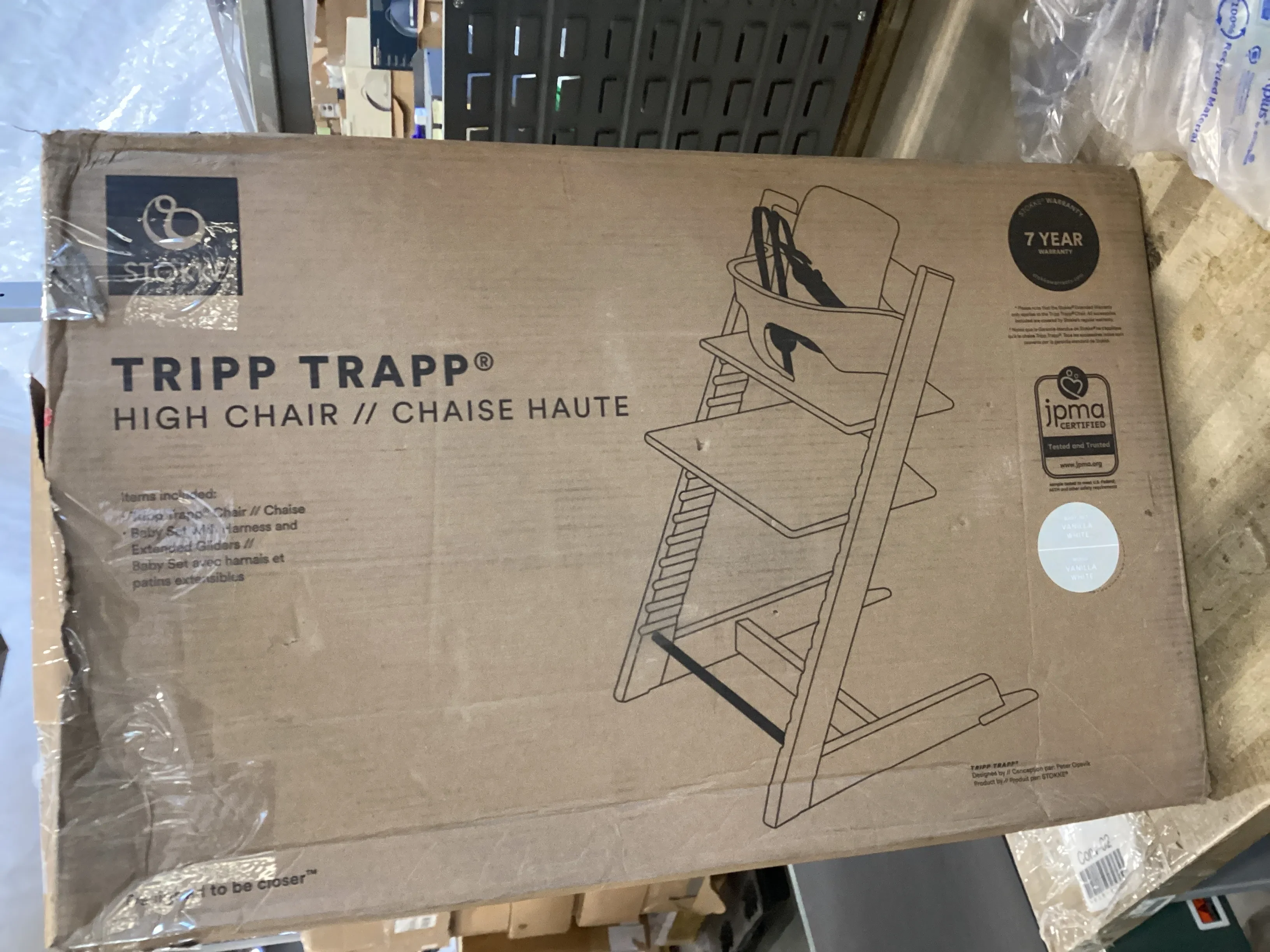 Tripp Trapp High Chair v2 - Vanilla White - Image 2