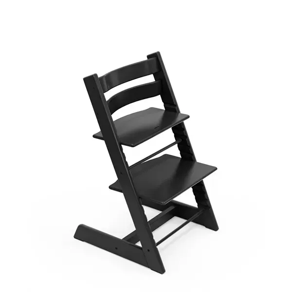 Tripp Trapp High Chair with Baby Set - Black - Image 2