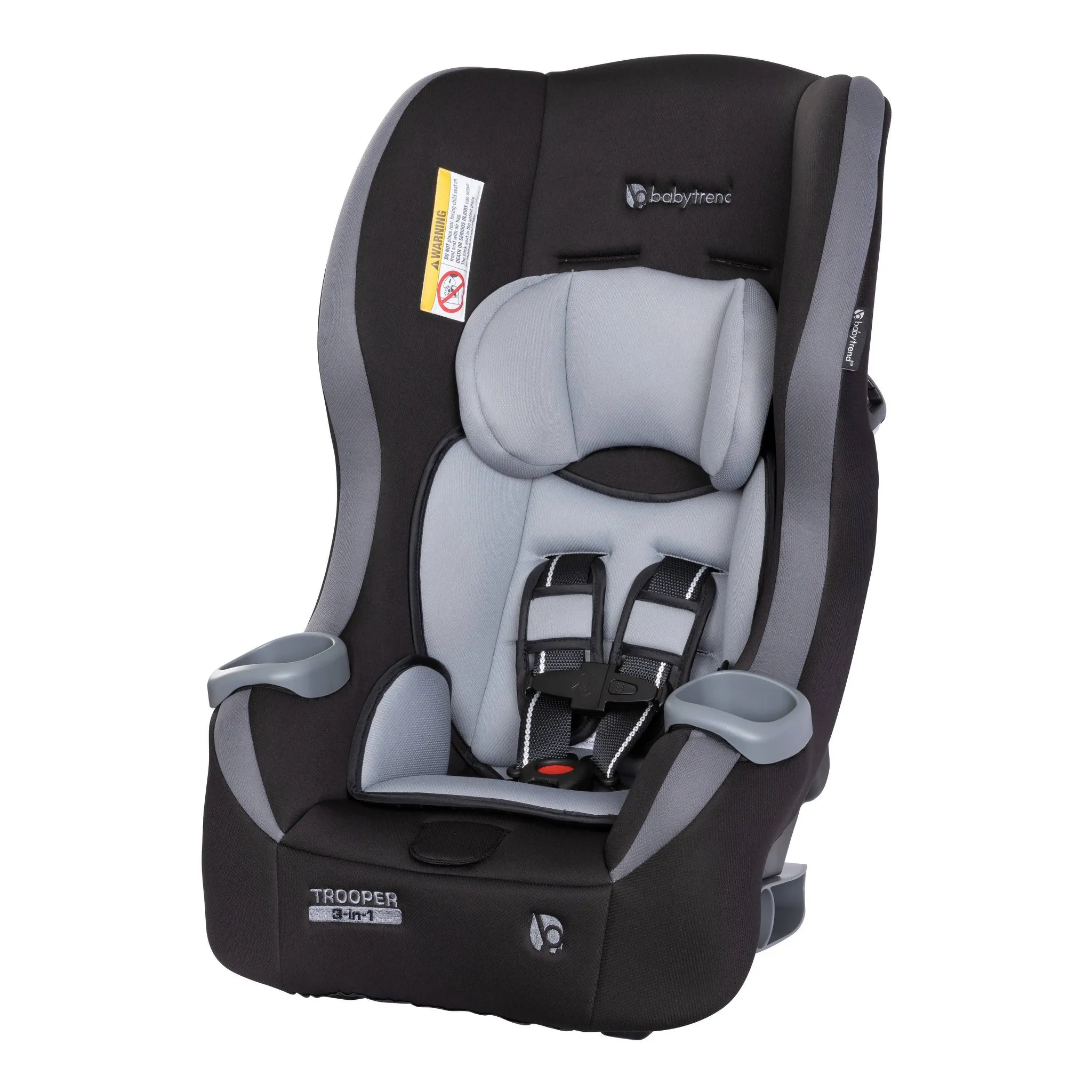 Trooper 3-in-1 Convertible Car Seat - Black - Image 5