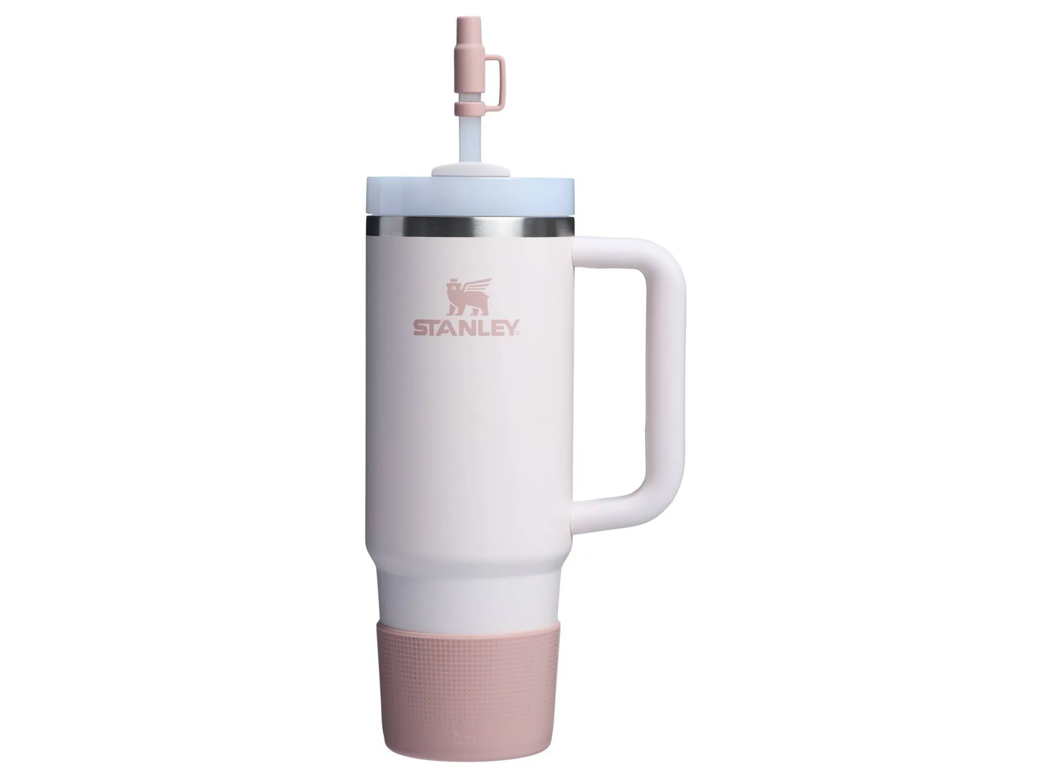 Tumbler Silicone Boot with Straw Cover - Pink Dust - Image 4