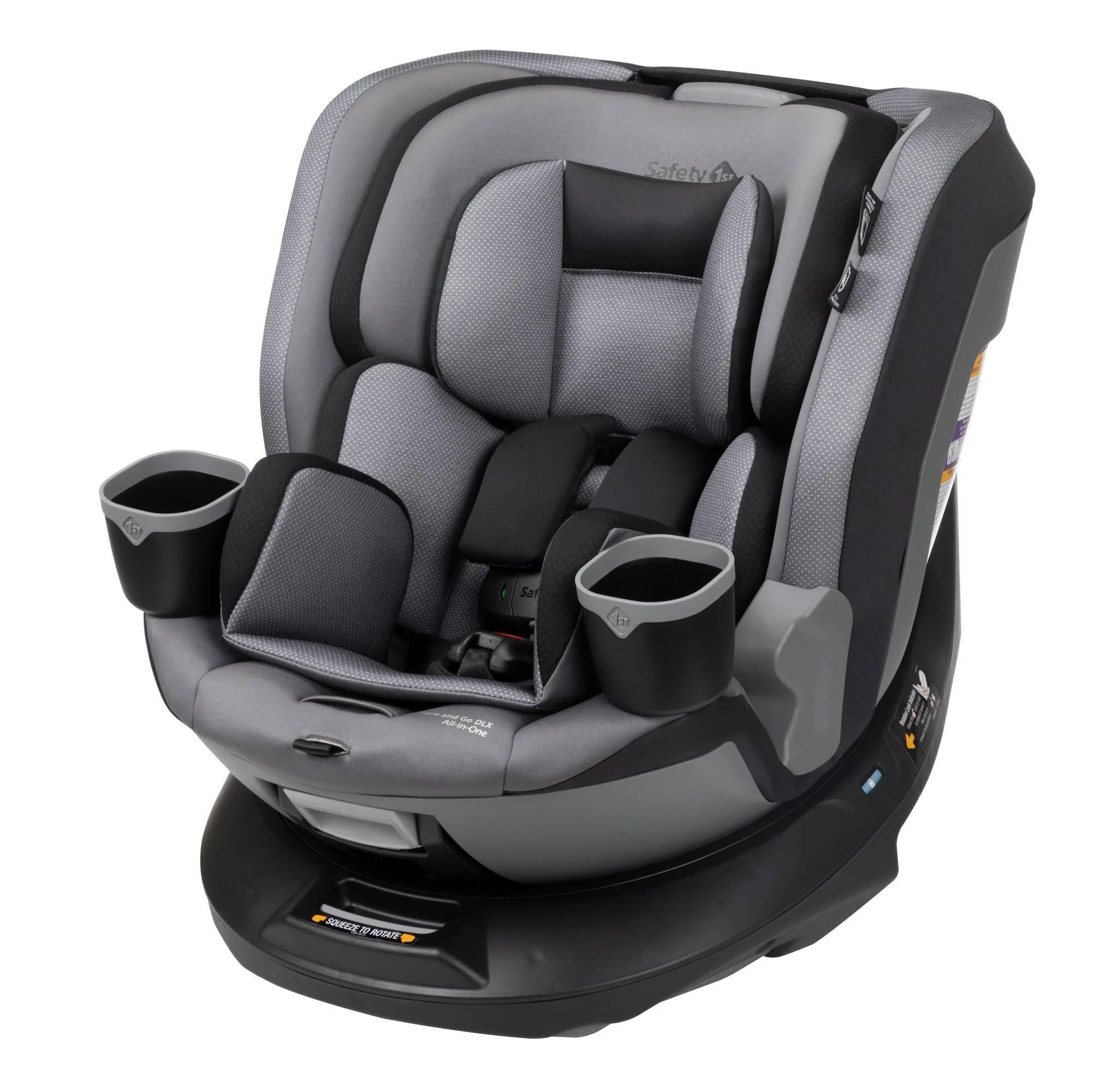 Turn and Go 360 DLX Rotating All-in-One Convertible Car Seat - High Street - Image 2