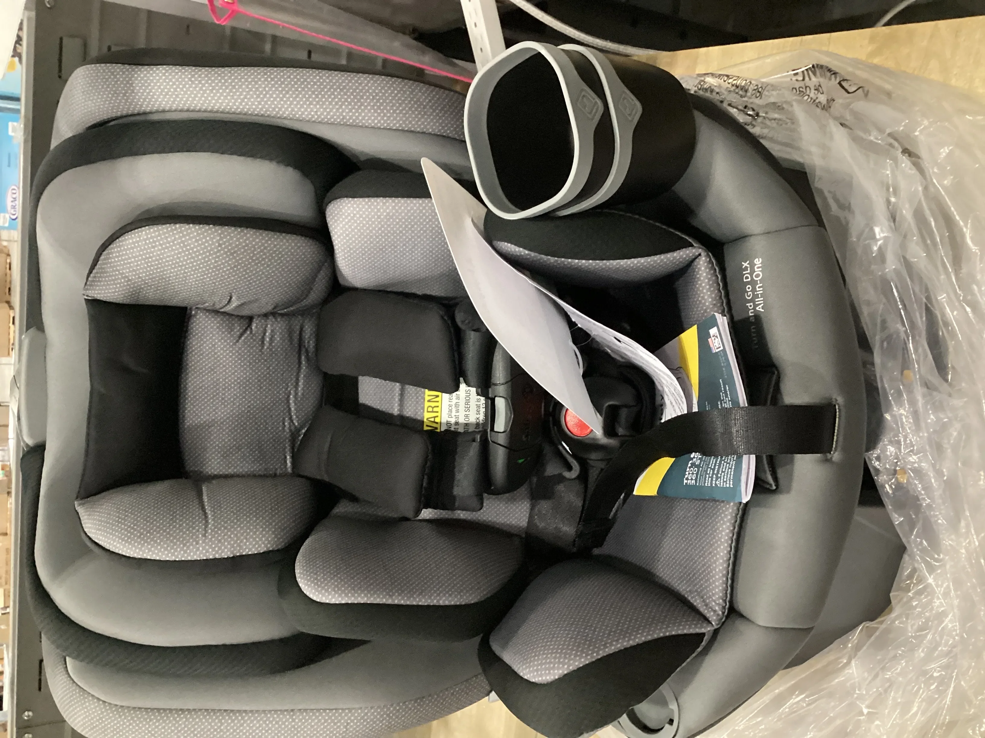 Turn and Go 360 DLX Rotating All-in-One Convertible Car Seat - High Street - Image 4
