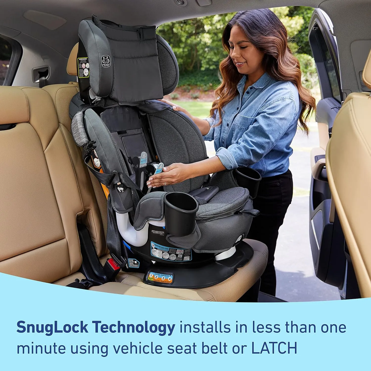 Turn2Me 3-in-1 Convertible Car Seat - London Purple - Image 5