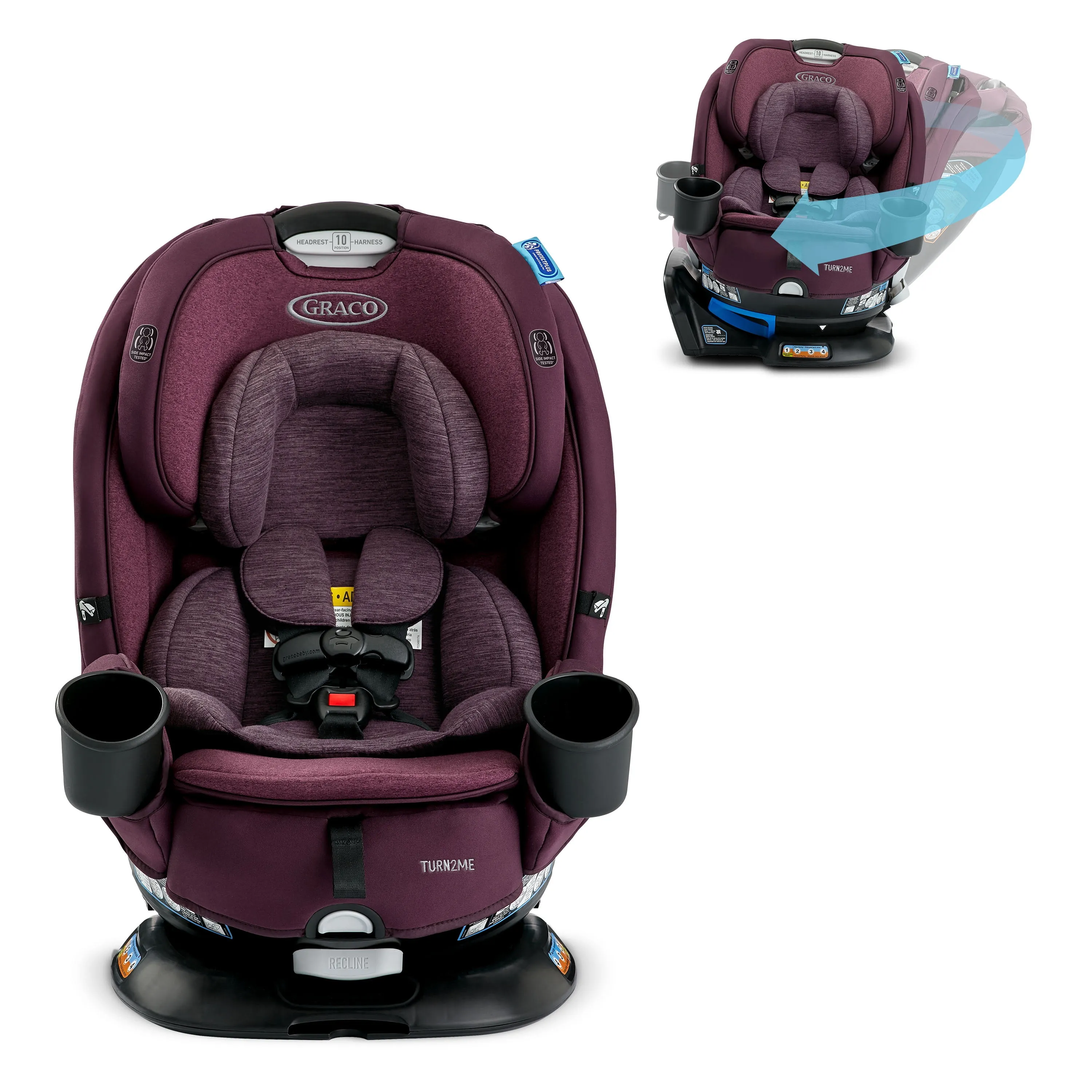 Turn2Me 3-in-1 Rotating Convertible Car Seat - London - Image 2