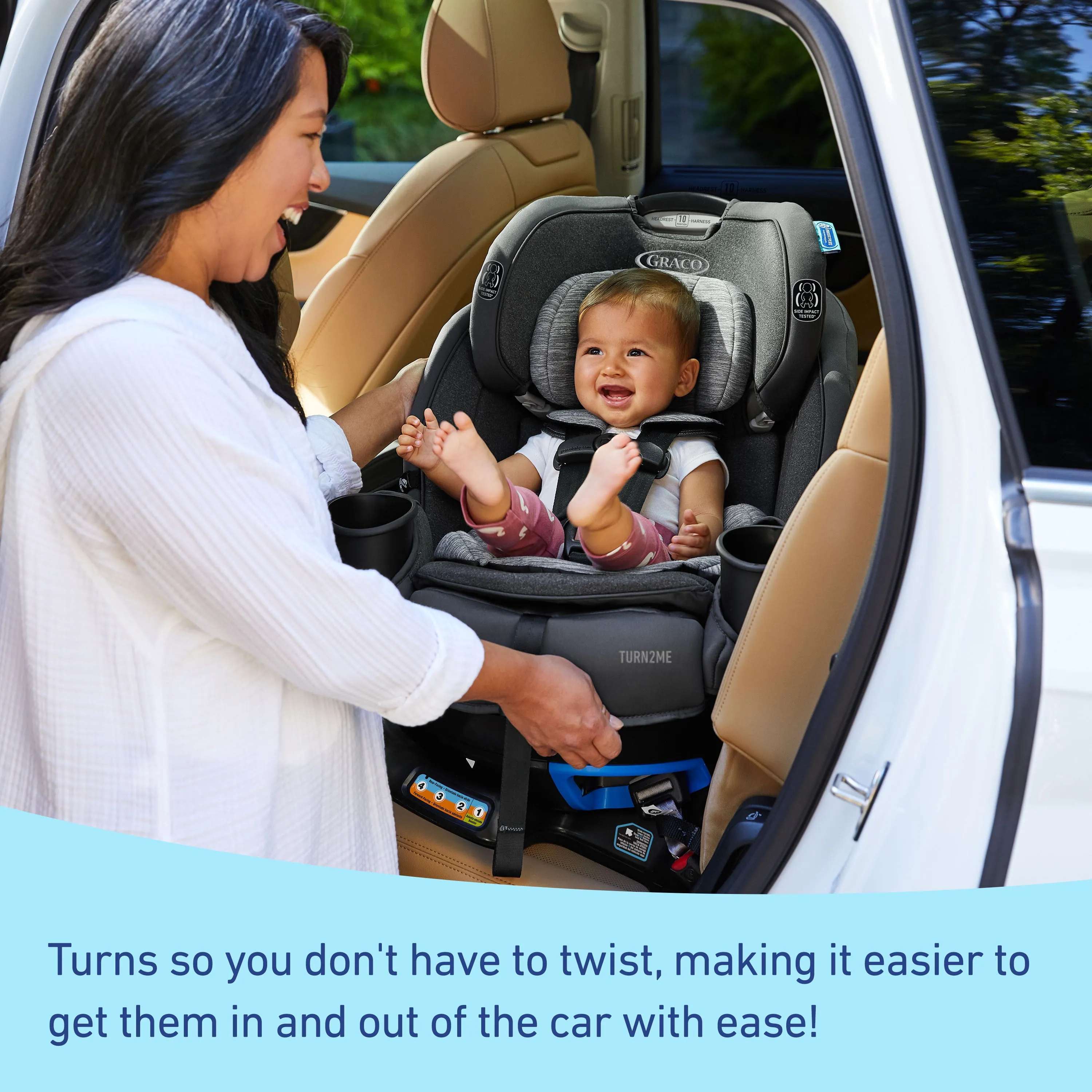 Turn2Me 3-in-1 Rotating Convertible Car Seat - London - Image 4