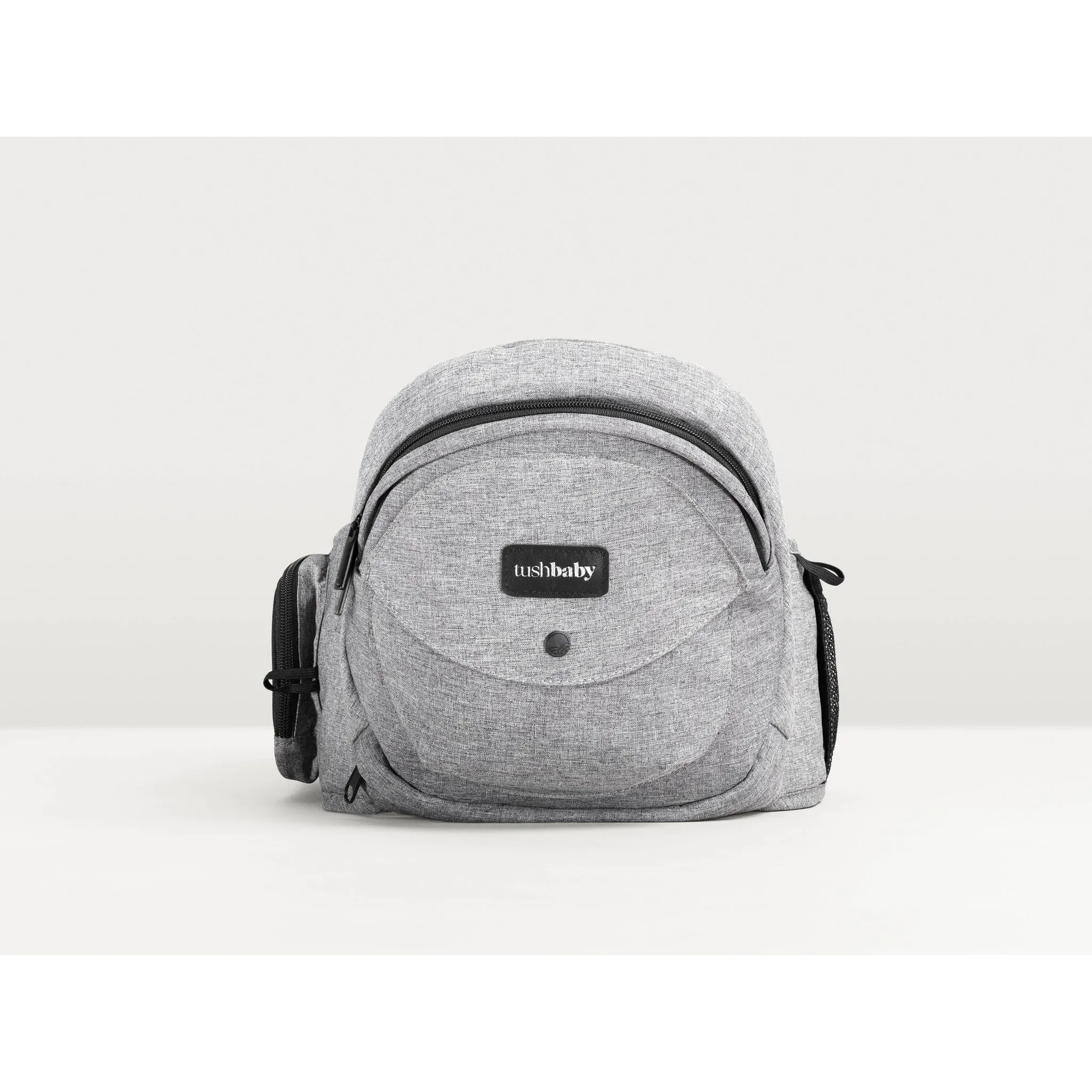 TushBaby Hip Seat Baby Carrier - Gray - Image 5