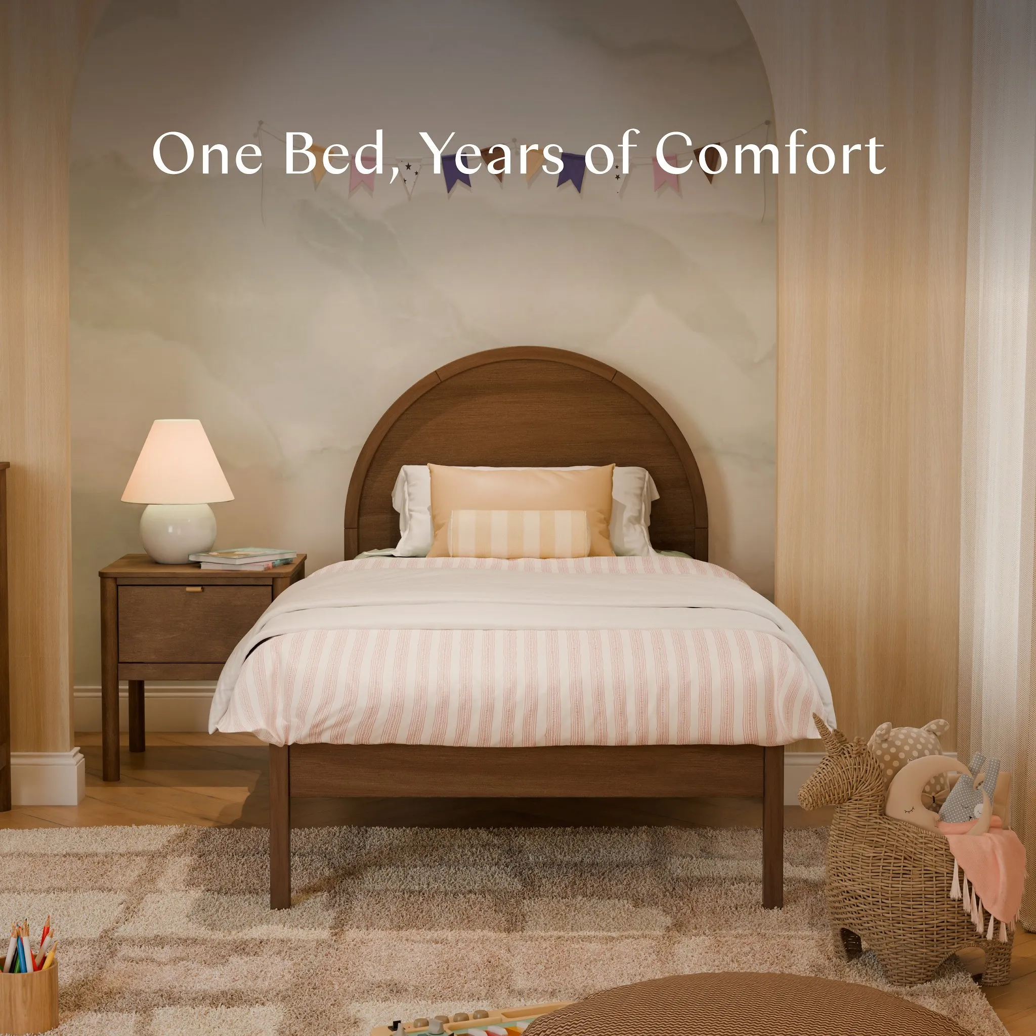 Twin Bed - Honey - Image 2