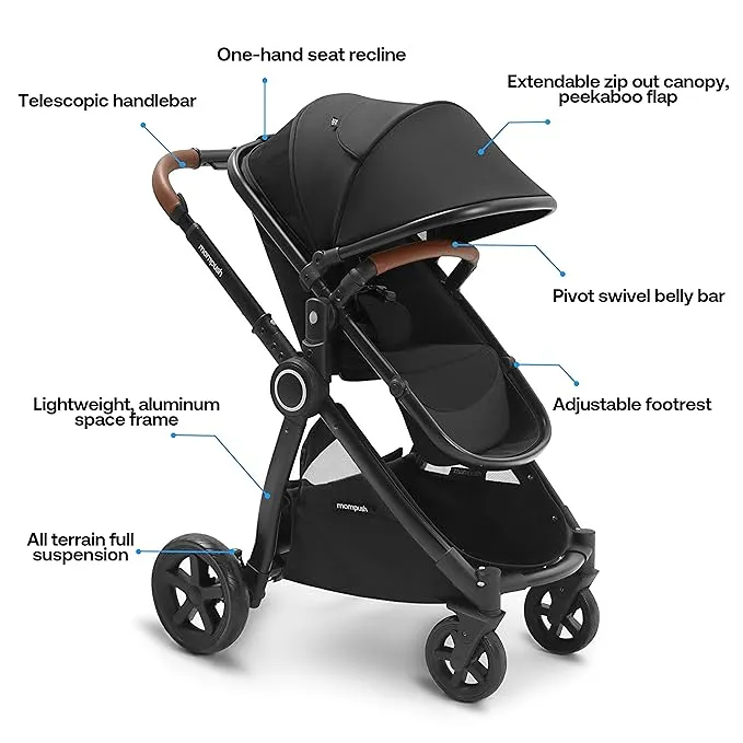 Ultimate 2 Full Size Stroller - Black