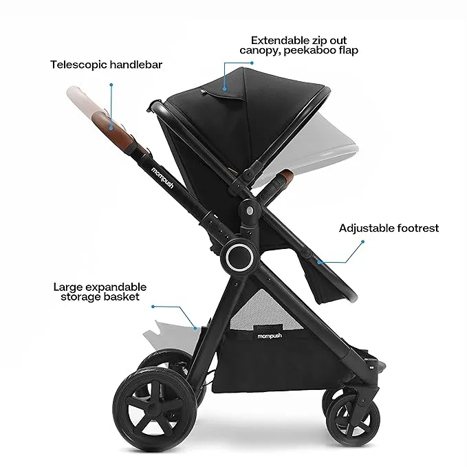 Ultimate 2 Full Size Stroller - Black - Image 2