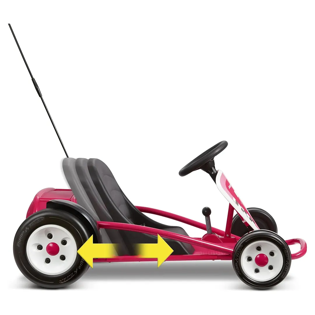 Ultimate Go-Kart Ride-On Toy - Pink - Image 3