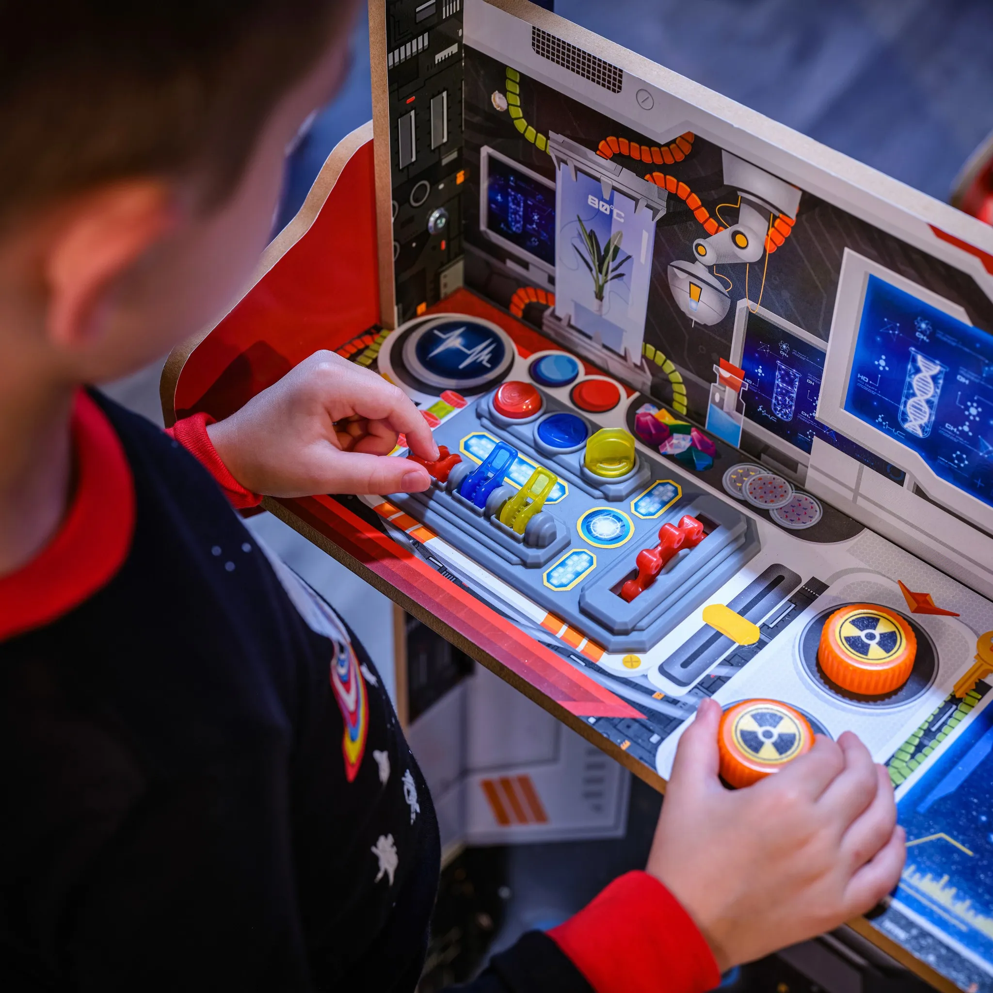 Ultimate Spaceship Wooden Pretend Play Set - Lights and Sounds - Image 6