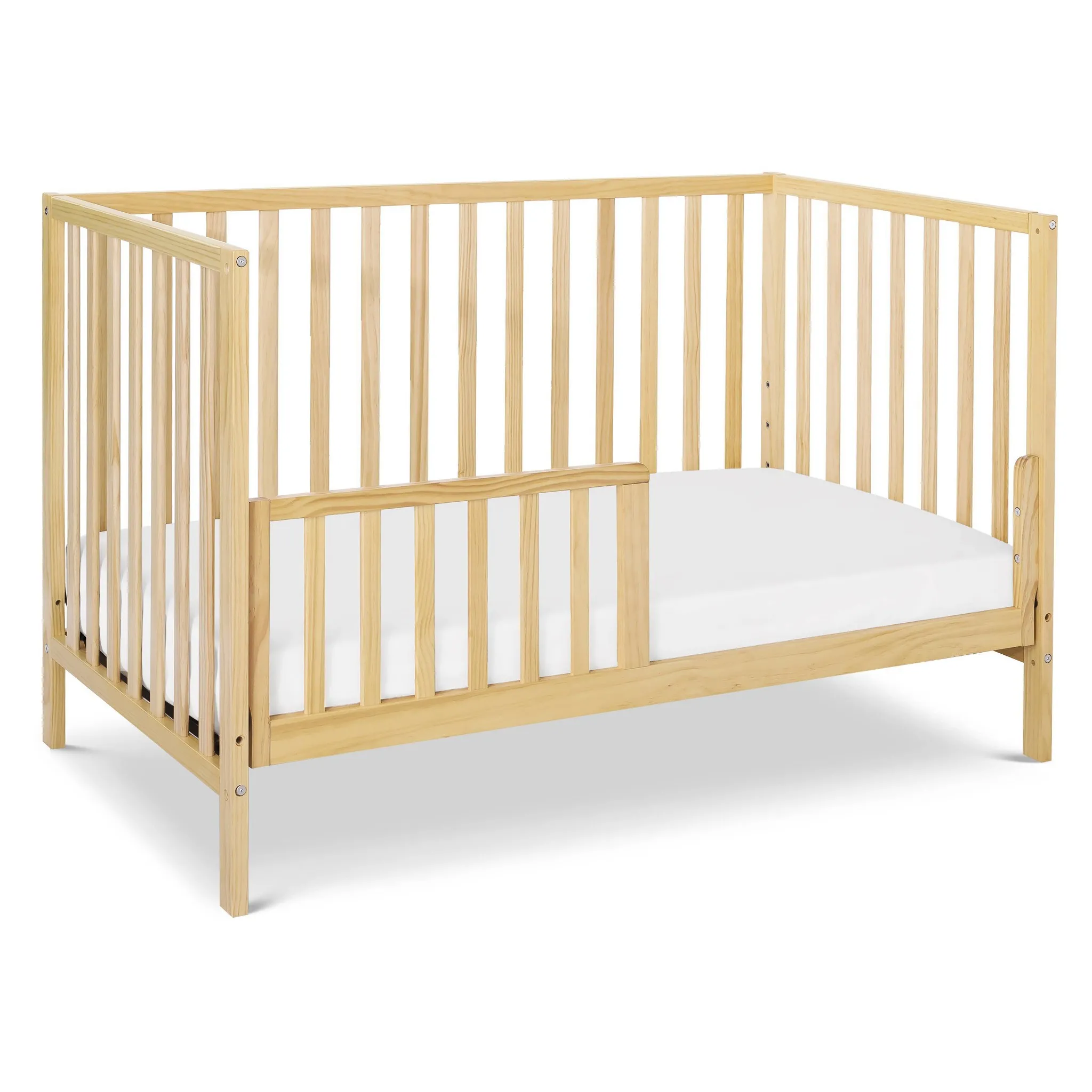 Union 4-in-1 Convertible Crib - Natural Wood - Image 3