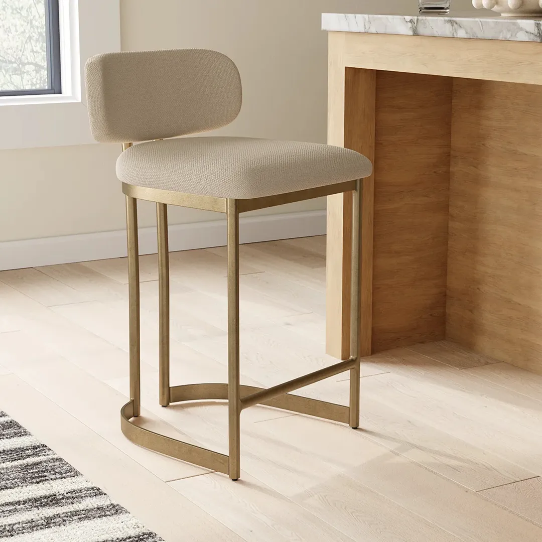 Upholstered Bar & Counter Stool - 24" Seat Height - Image 2