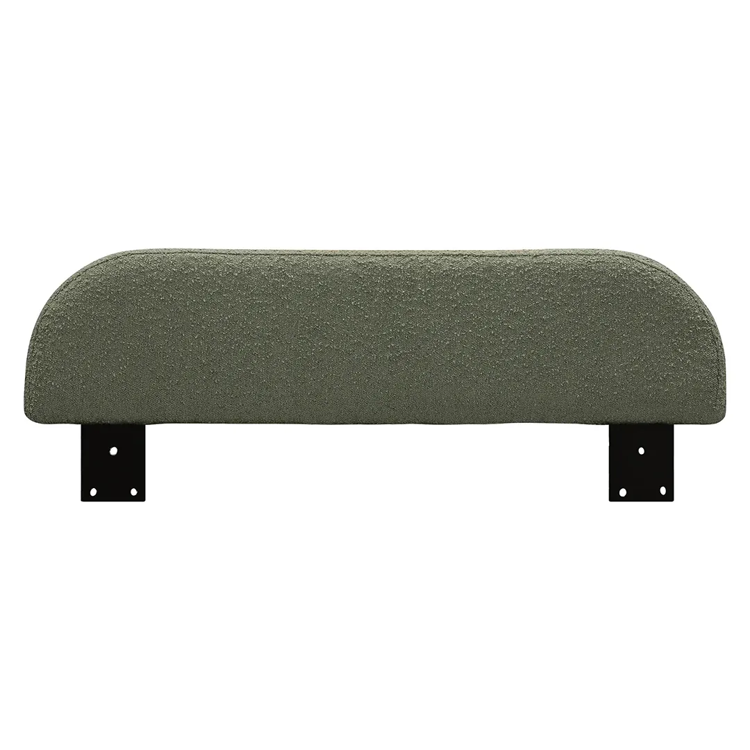 Upholstered Twin/Full Bed Guardrail - Performance Olive Boucle - Image 2