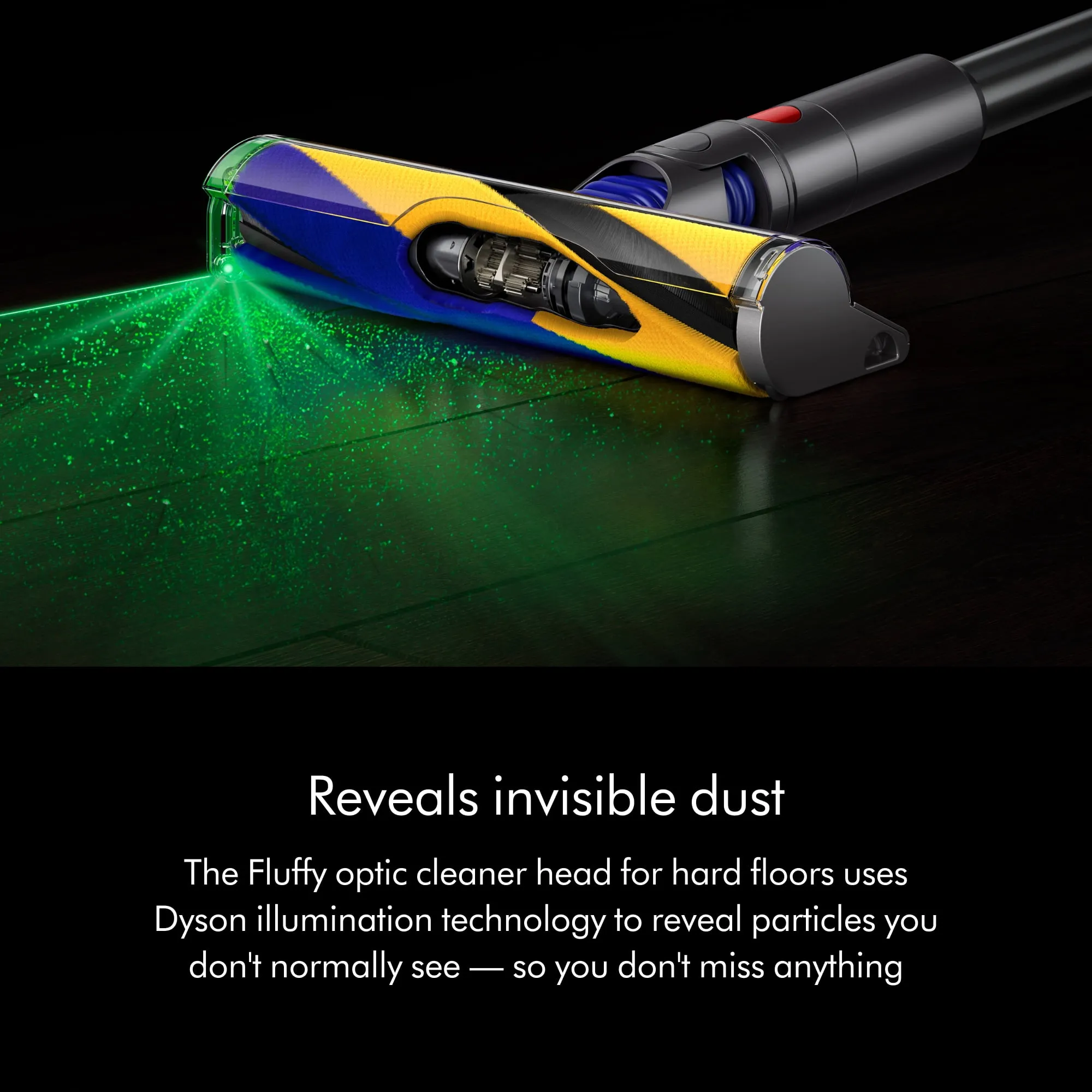 V15 Detect Total Clean Extra Cordless Vacuum - Yellow/Nickel - Image 3