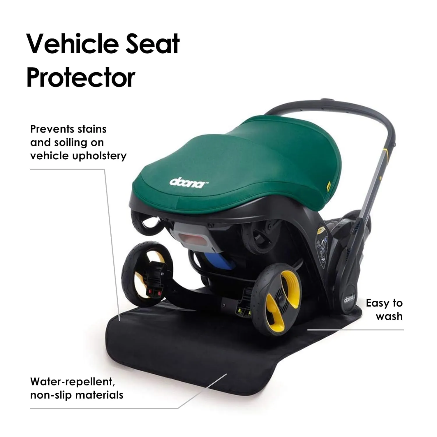 Vehicle Seat Protector - Compatible with Doona Car Seat - Image 2