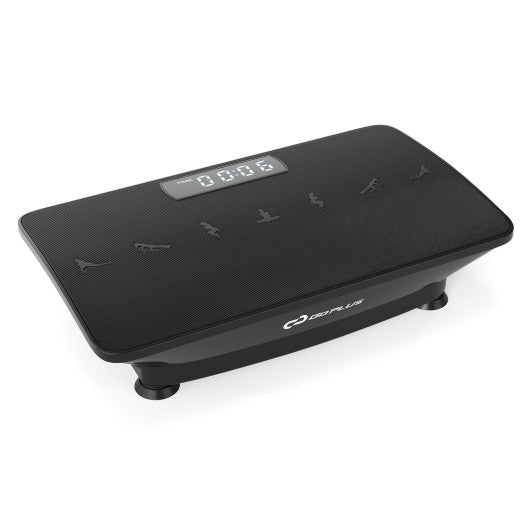 Vibration Plate Exercise Machine With Gravity Sensor for Home-Black - Image 2