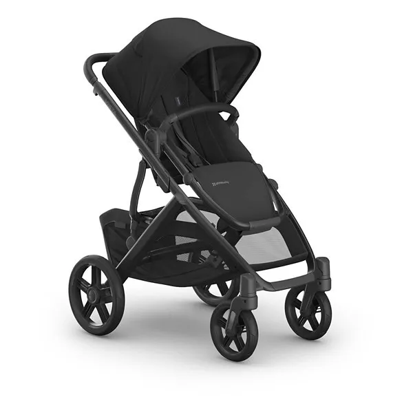 Vista V3 Stroller - Jake (Charcoal/Carbon Frame/Black Leather) - Image 2