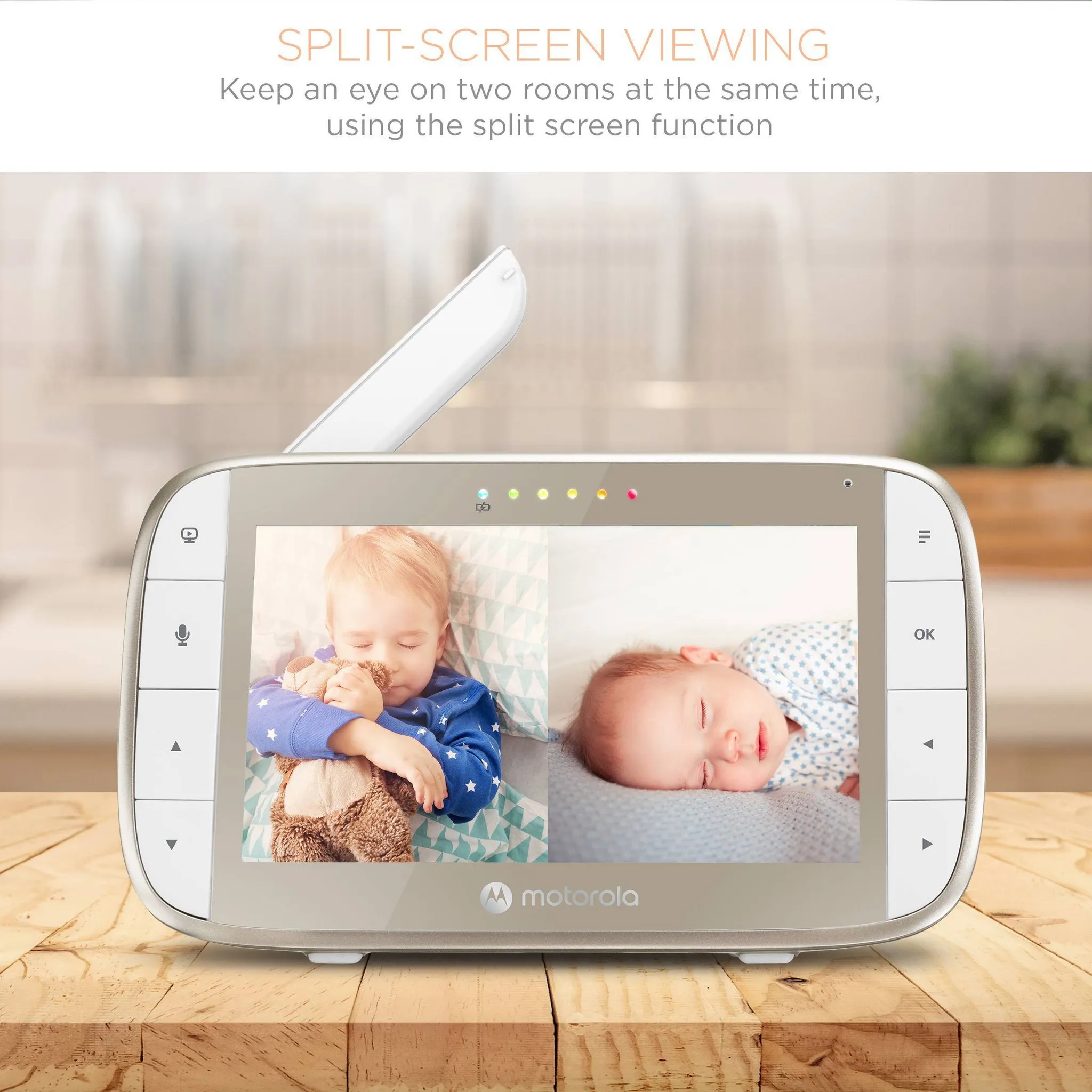 VM50G-2 5" WiFi Video Baby Monitor with 2 Cameras - White - Image 4