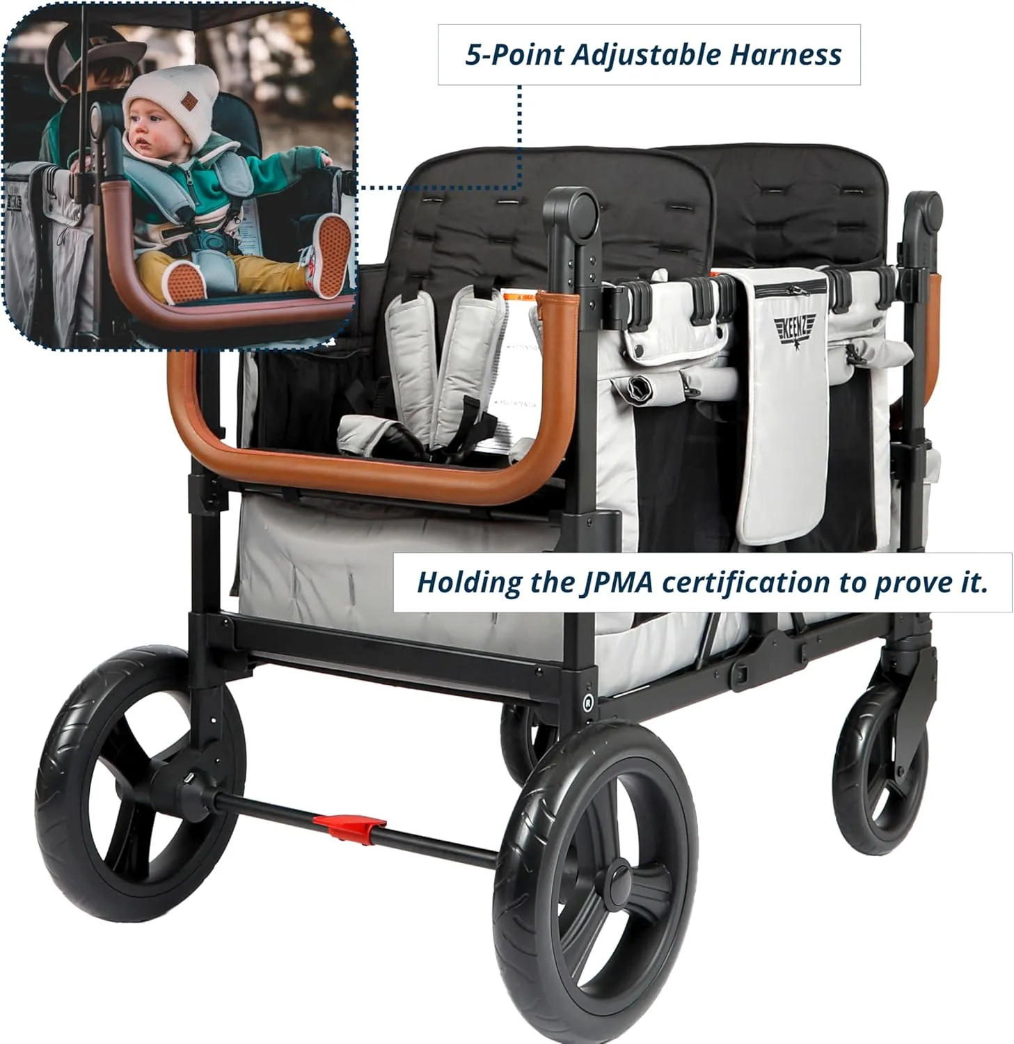 4-Seater Wagon - Grey - Image 3