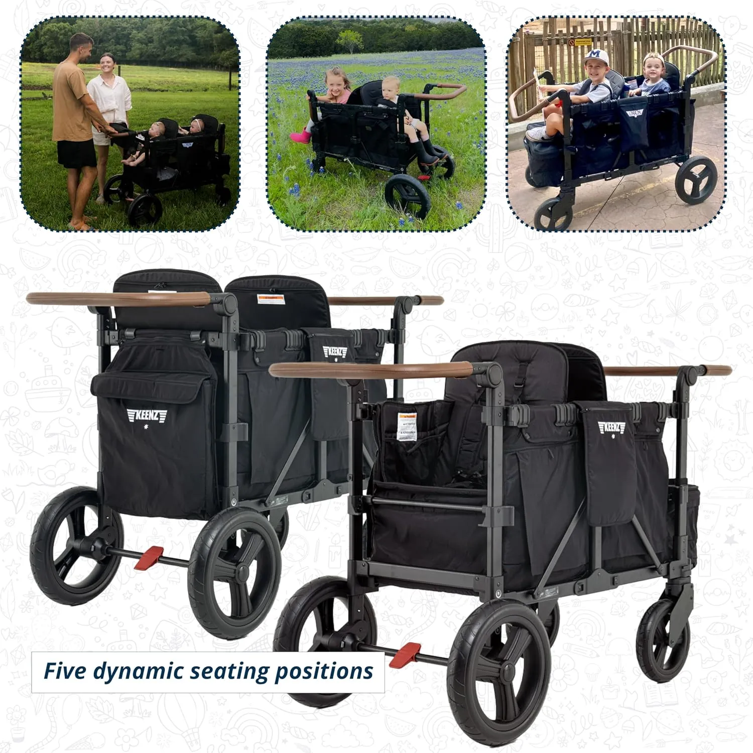 Wagon for Kids - Black - Image 5