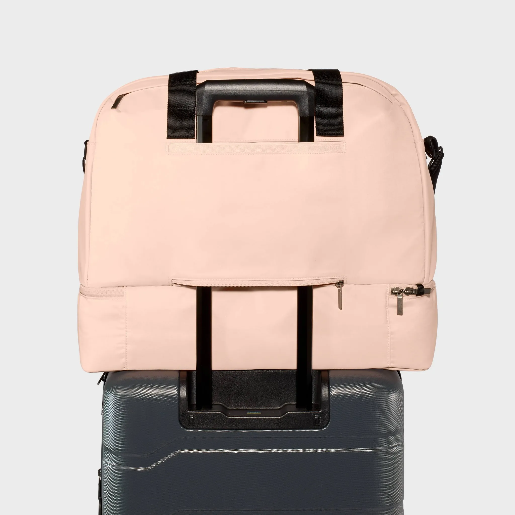 Weekender Bag with Drop-Bottom - Pink - Image 5