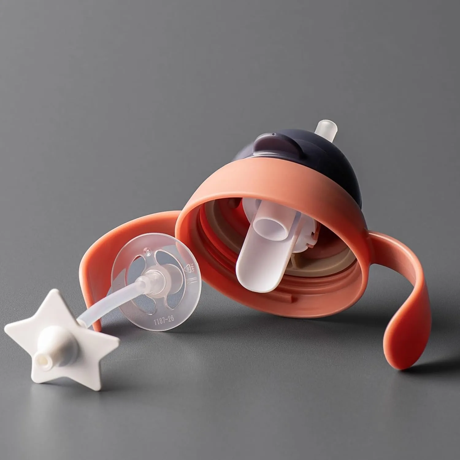 Starter Weighted Straw Baby & Toddler 10oz Sippy Cup for 6 Months+Pack of 2 Pink - Image 6