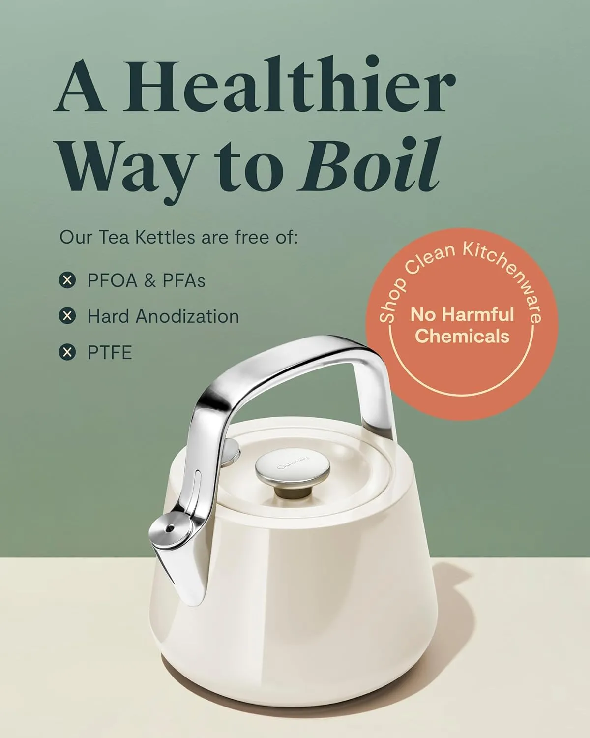 Whistling Tea Kettle - White - Image 6