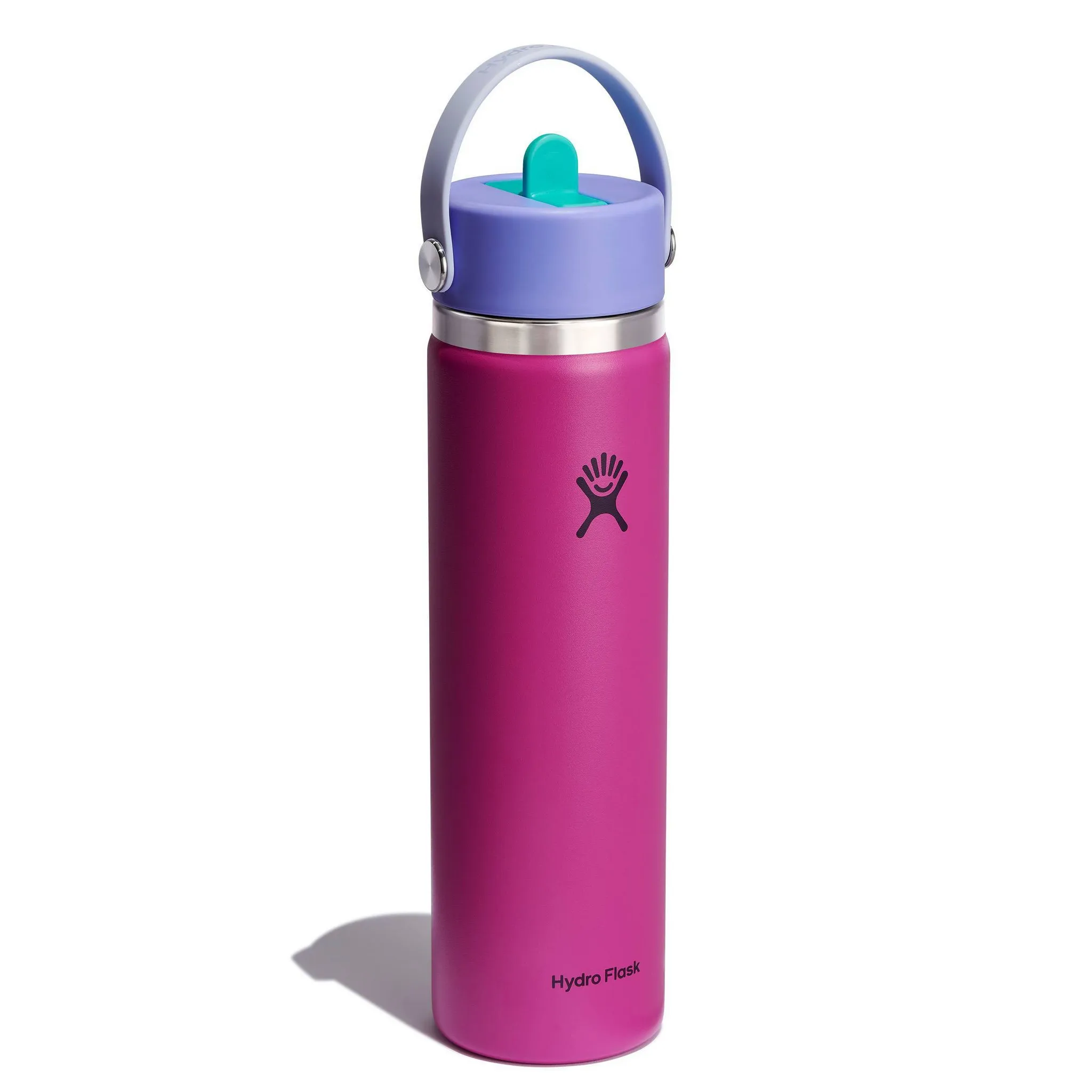 Wide Mouth Flex Straw Water Bottle - Holiday Punch - Image 2