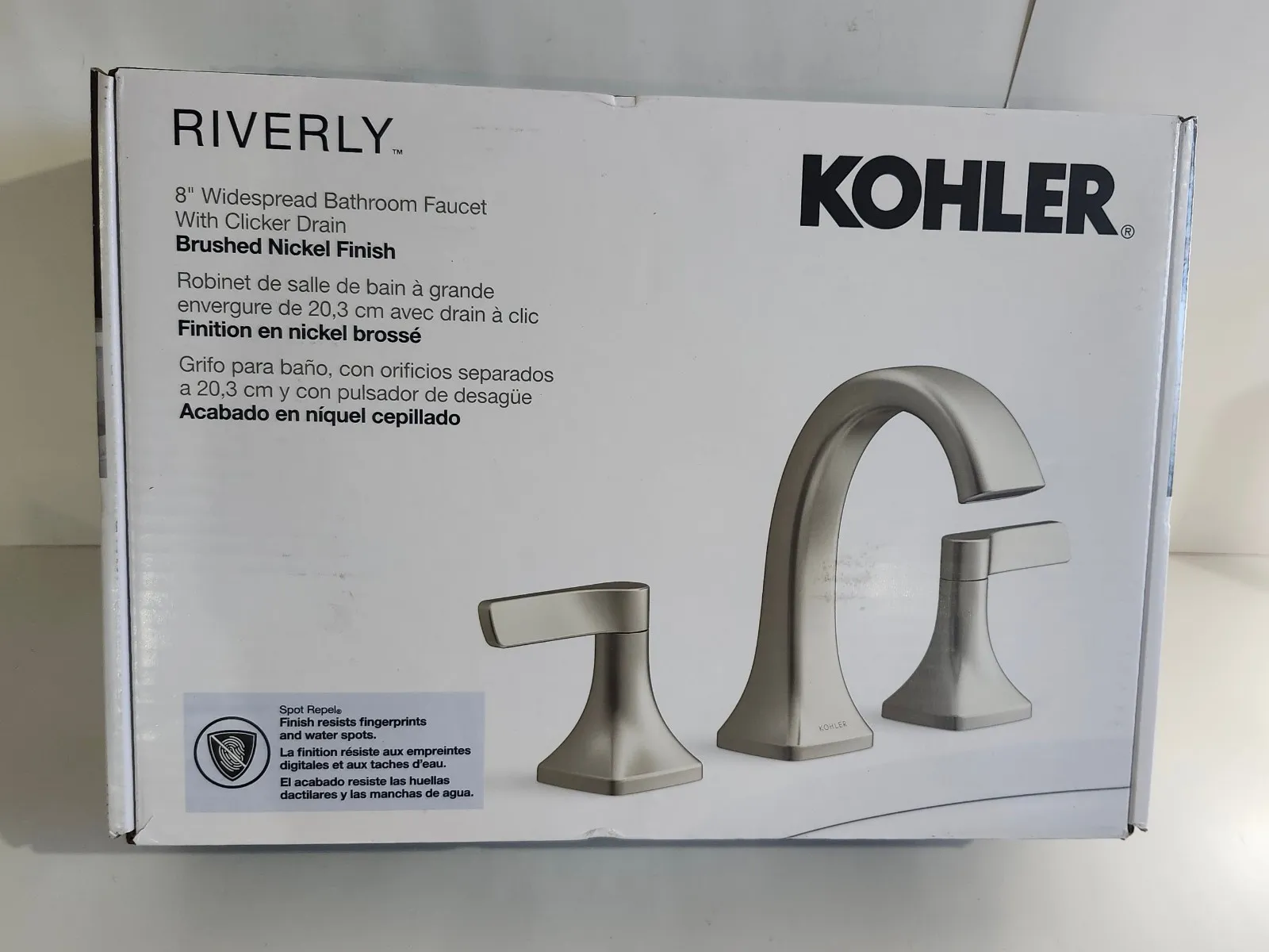 Widespread 2-Handle Bathroom Sink Faucet - Silver - Image 5